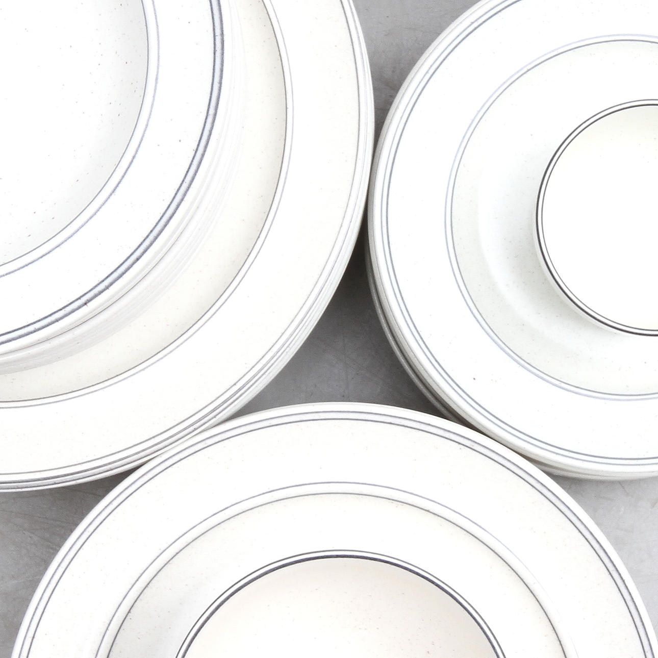 MAT- OCH KAFFESERVIS, 69 delar, stengods, "Birka", Stig Lindberg, Gustavsberg.