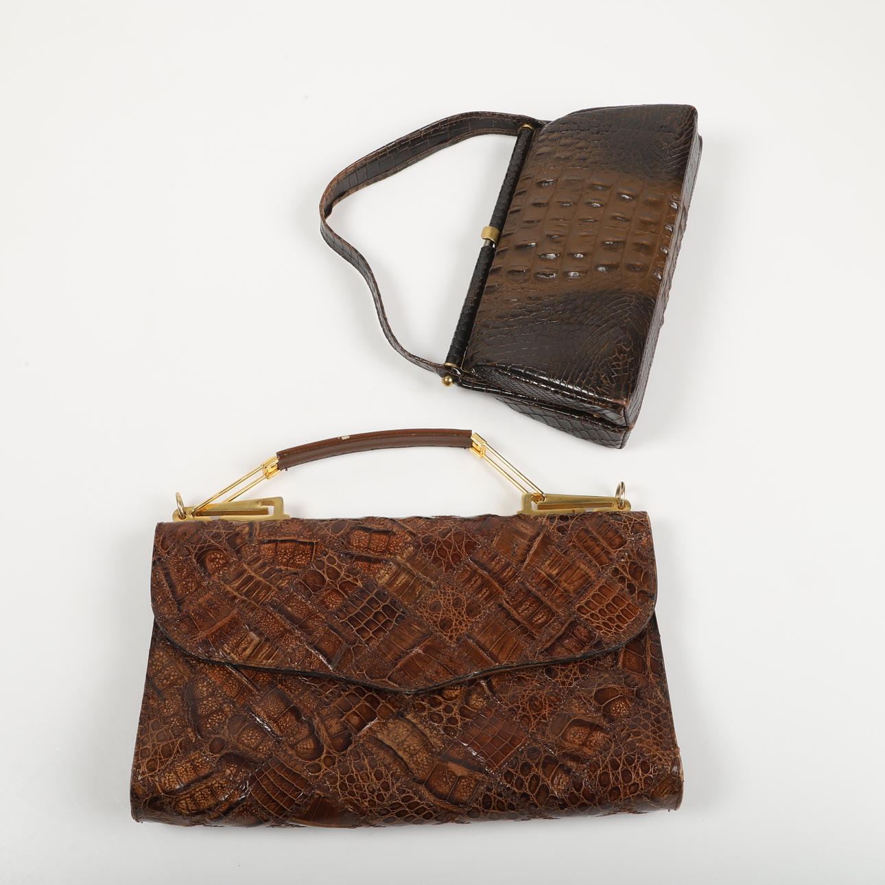 Tasker, et par kunstlæder, 1950-60'erne.