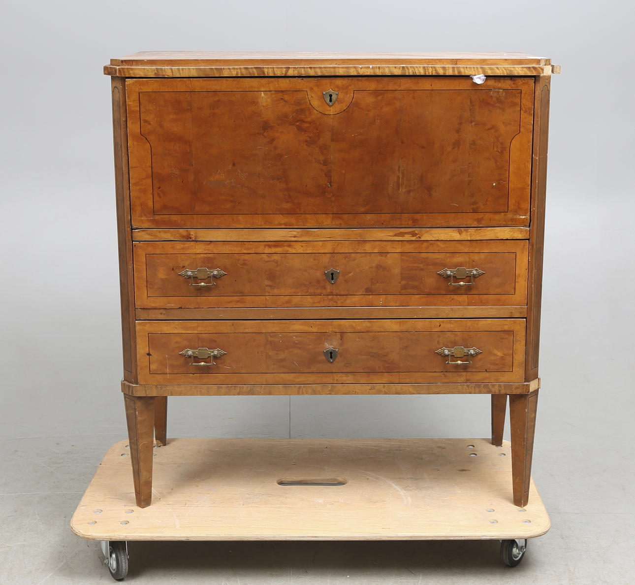 SEKRETÄR, gustaviansk stil, 1800-tal.