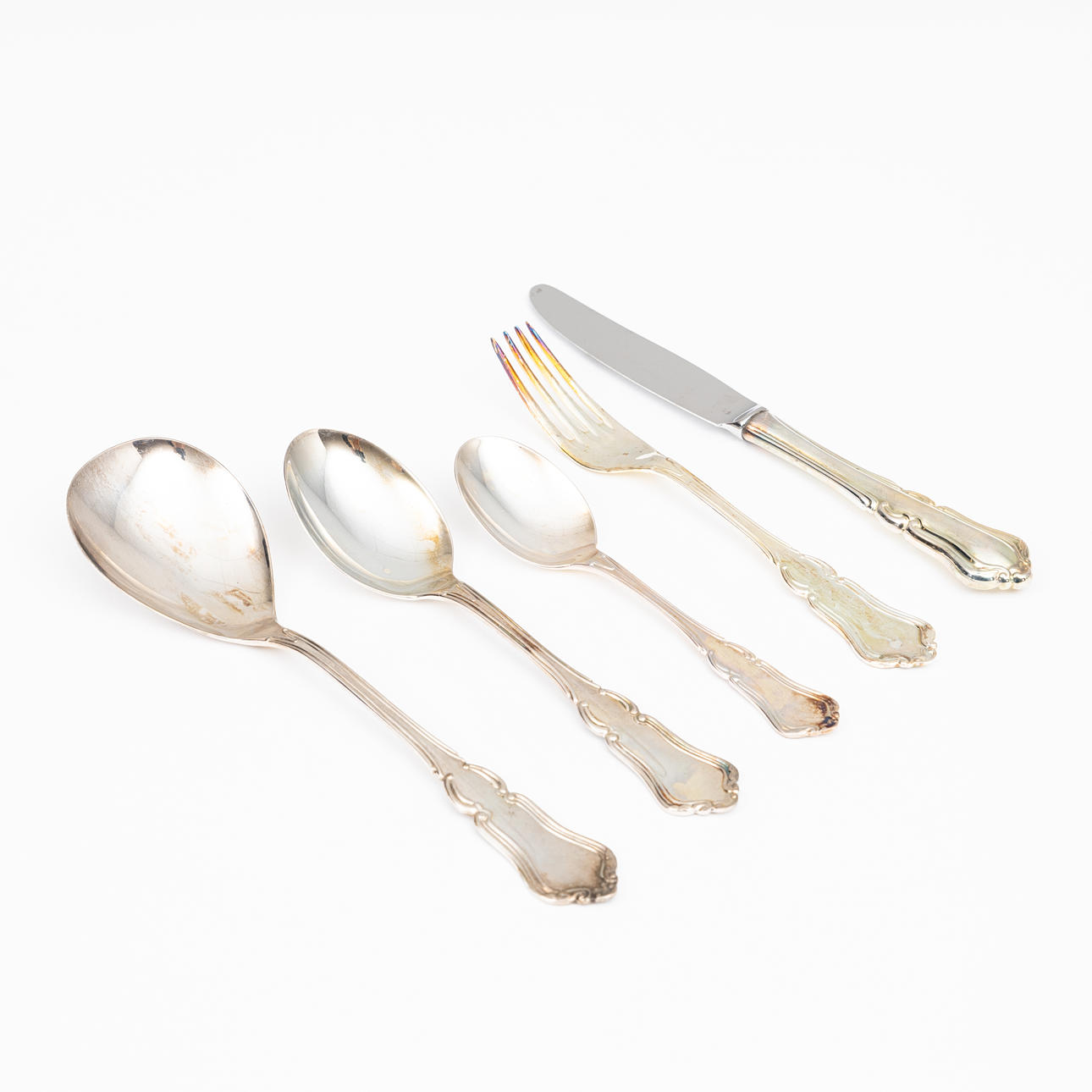 A set of 49 pieces, silver, model “Harmoni”, mostly MEMA, Lidköping, 1991-93.