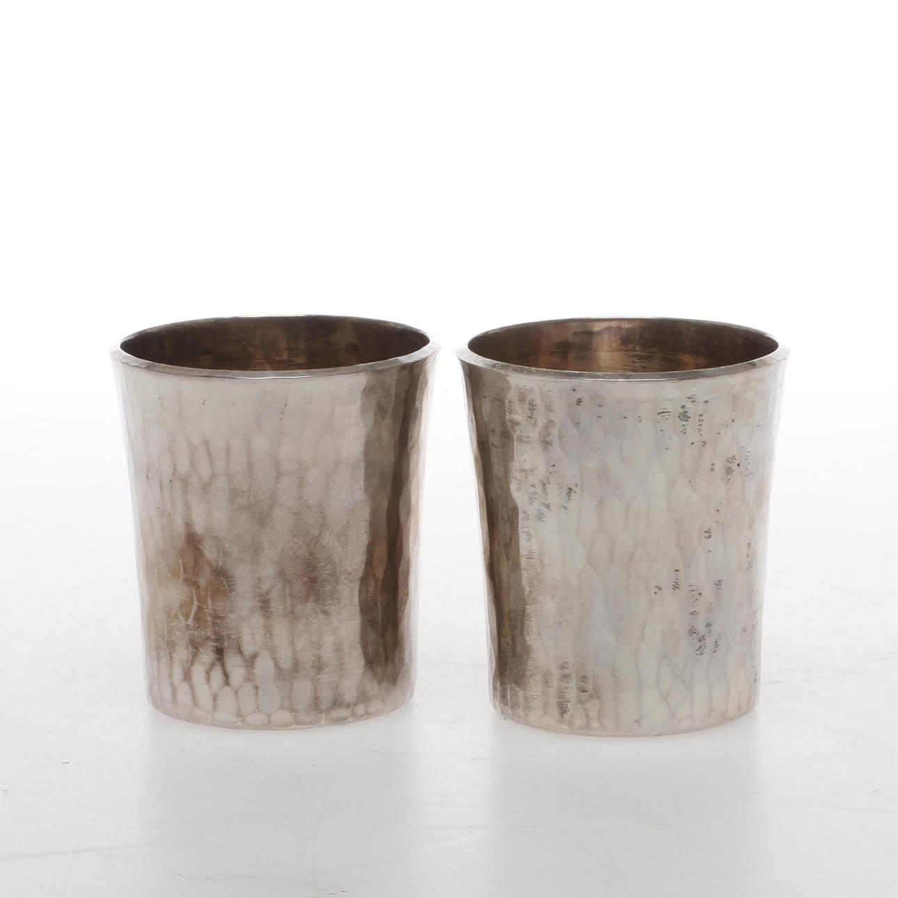 BÄGARE 2 st, sterling silver, Borgila, Stockholm, 1975.