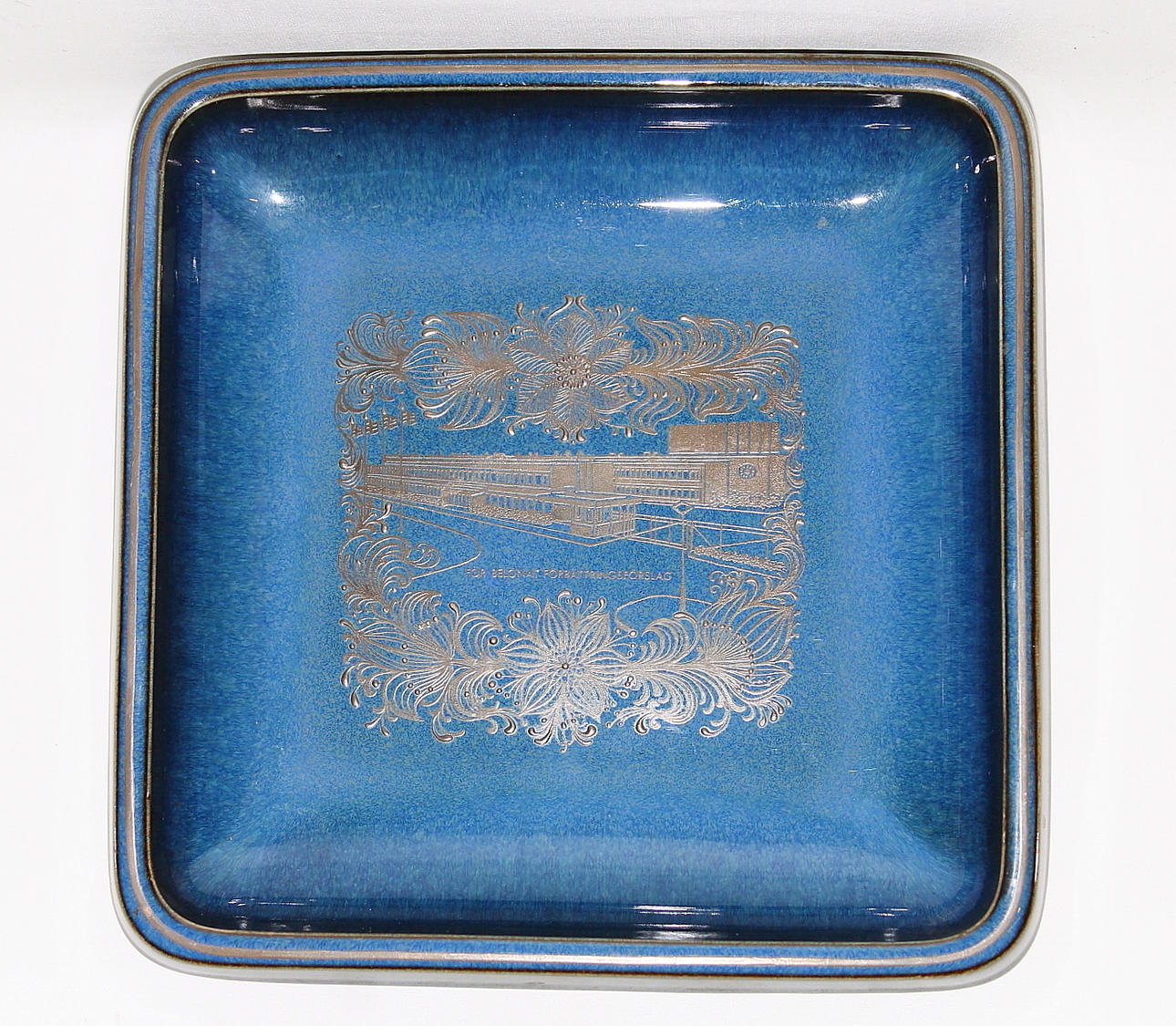 FAT, porslin med silverinlägg, Argenta, Wilhelm Kåge, Gustavsberg.