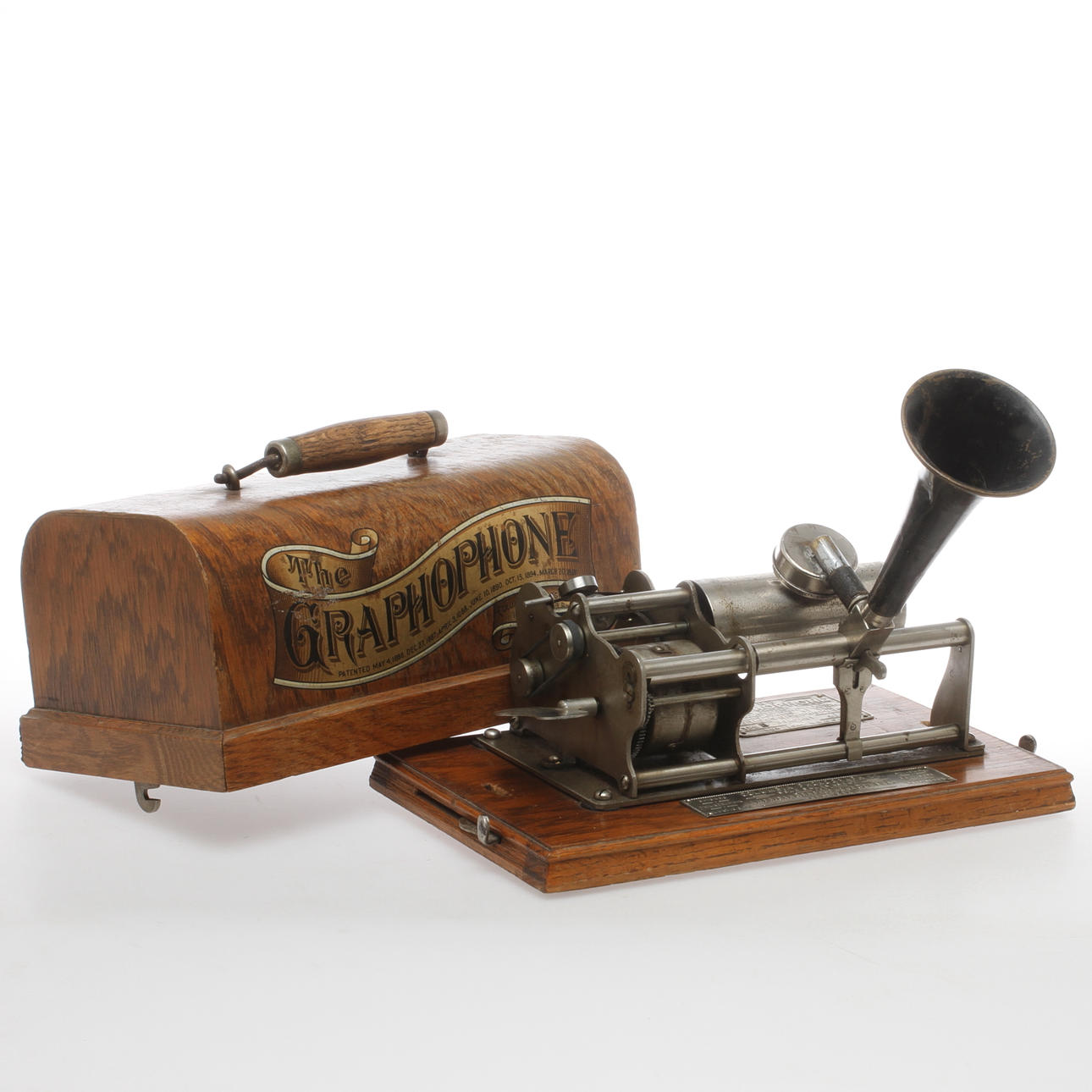 FONOGRAF, Columbia Phonograph Co. New York, omkring 1900.