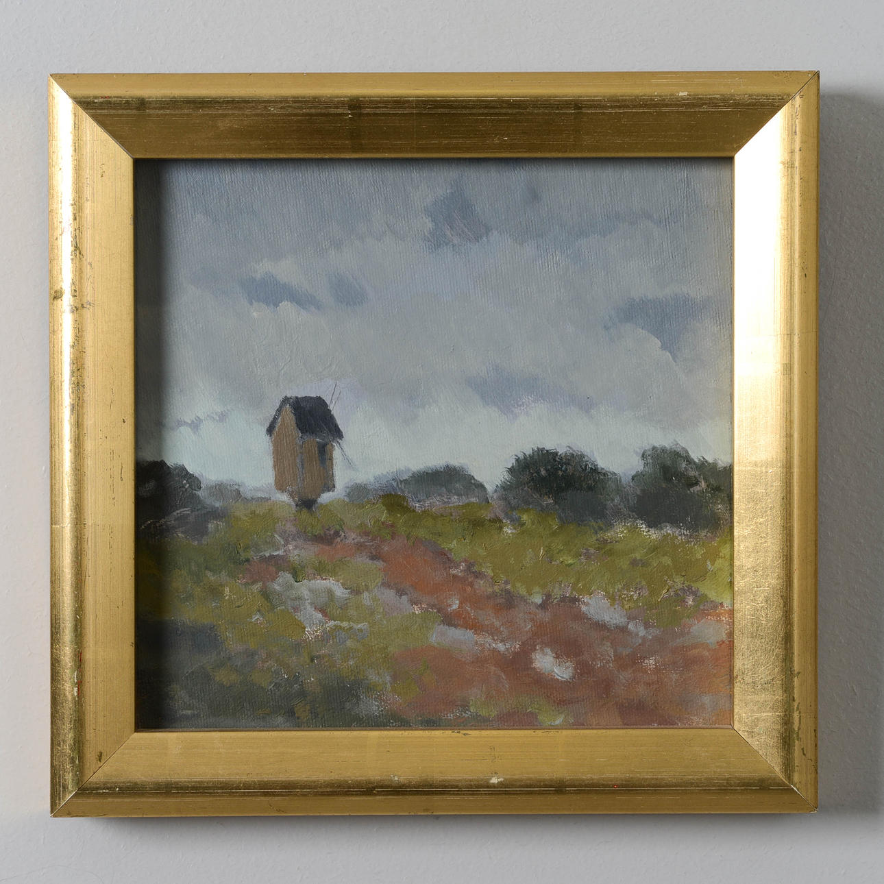 JAN QUANT. Öland motif, oil on panel, signed.