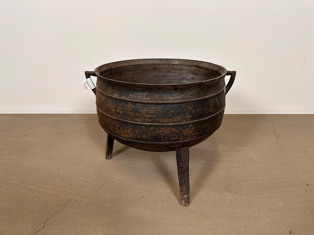 Ein Eisentopf, 42 Liter, um 1880. Sonstiges - Sonstiges