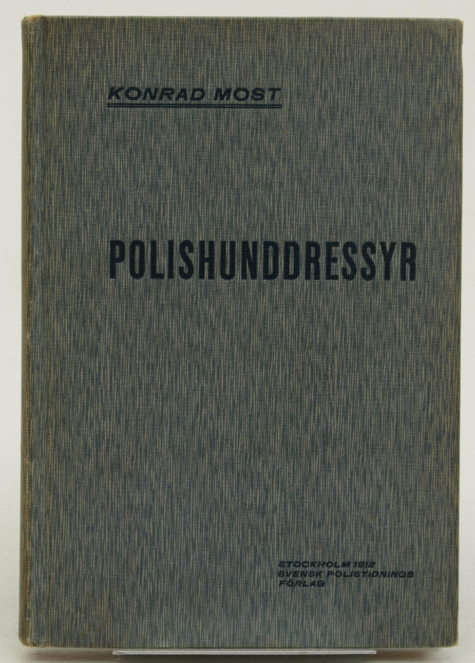 KONRAD MOST. Libro de texto de doma canina policial.