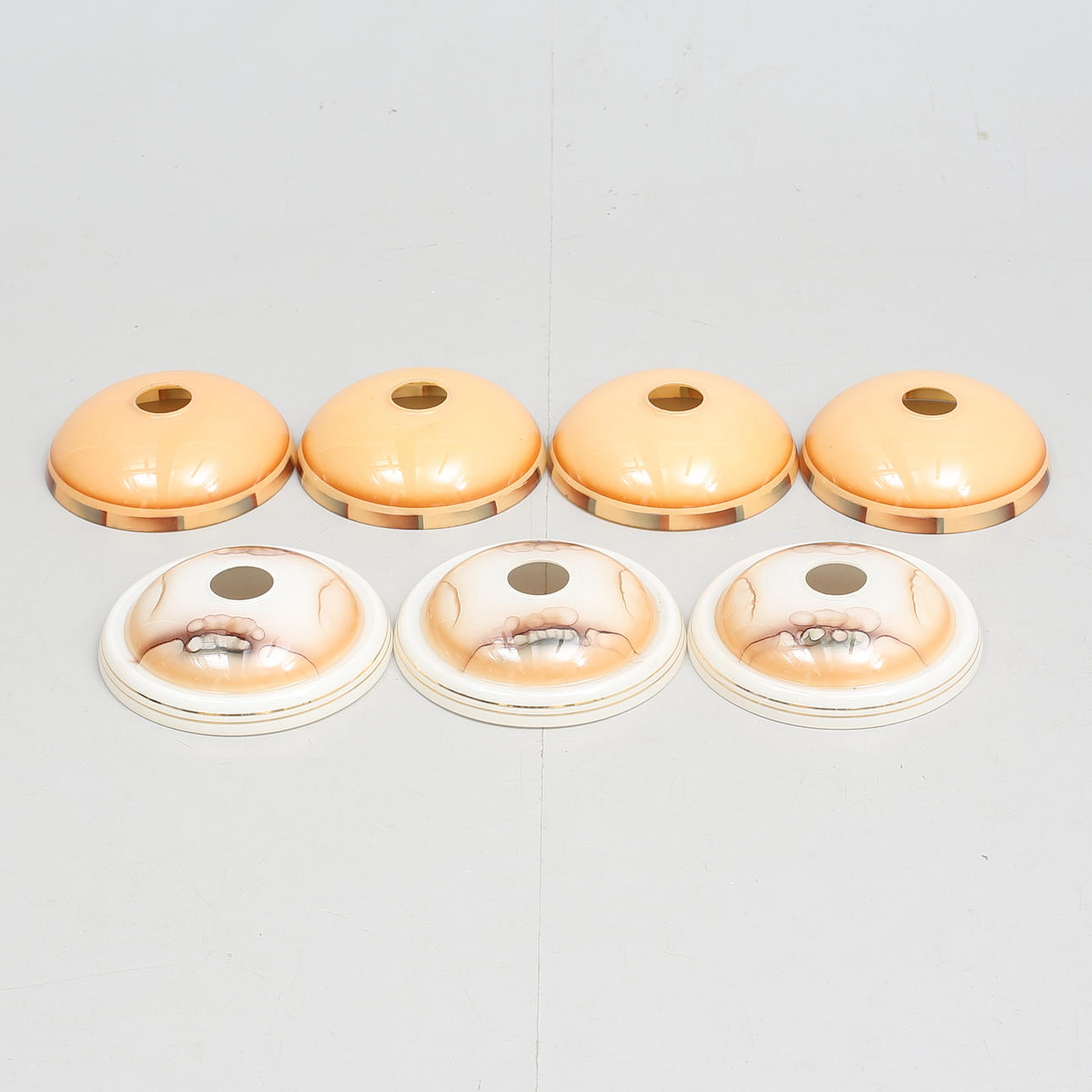 LAMPKUPOR, 7 st, 1900-talets första hälft.