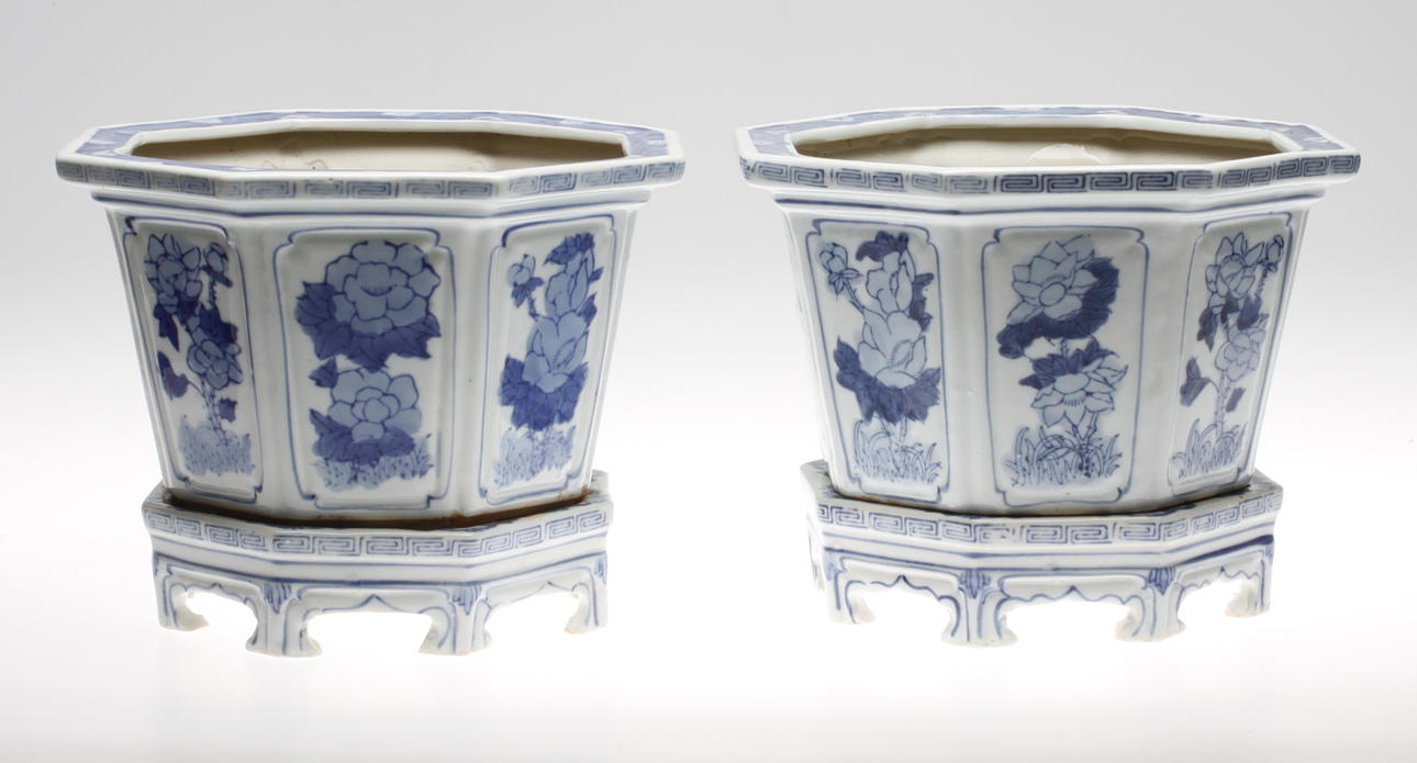 YTTERFODER, ett par, orientalisk stil, 1900/2000-tal.