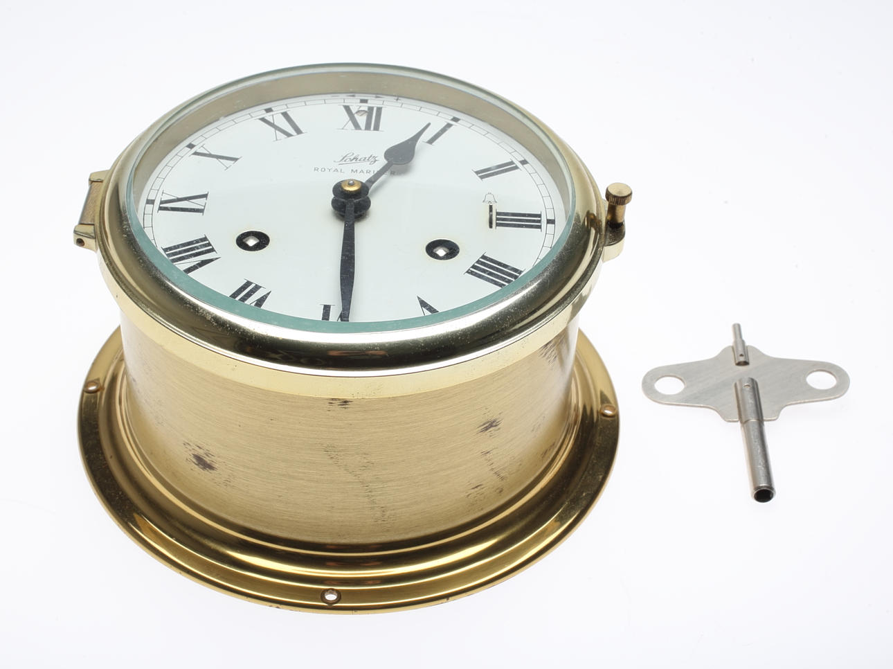 SCHIFFSUHR, Messing, Schatz, 1900er Jahre.