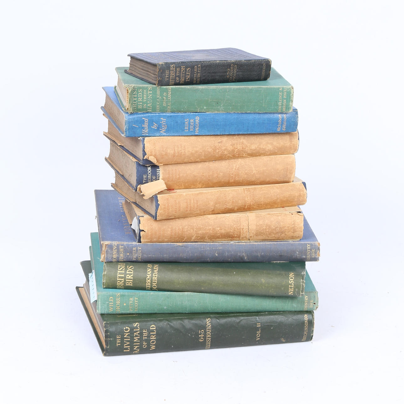 EINE SAMMLUNG BRITISCHER VOGEL- UND WILDTIERBÜCHER (11).