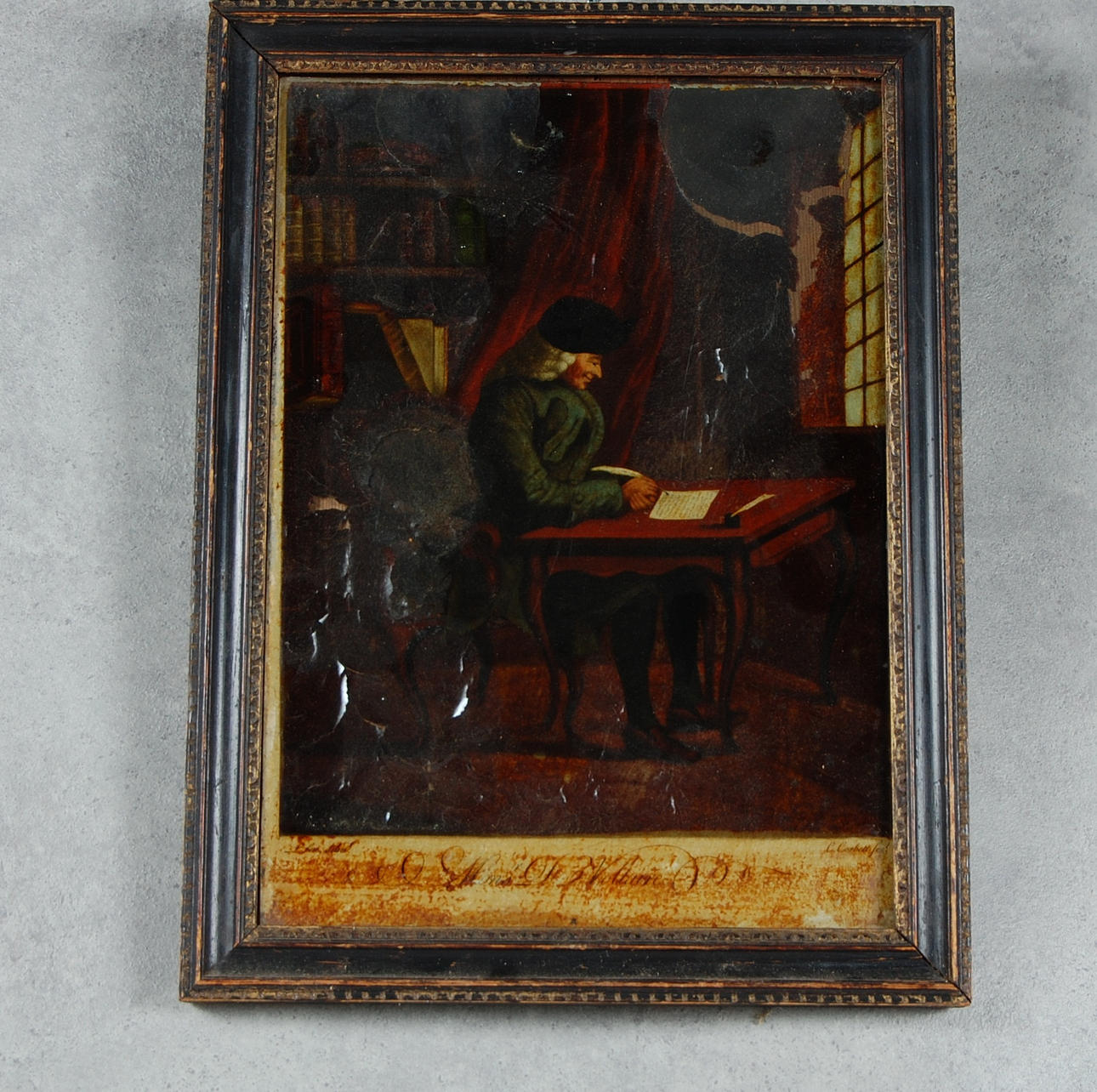 GLASMÅLNING, 1800-talets början.