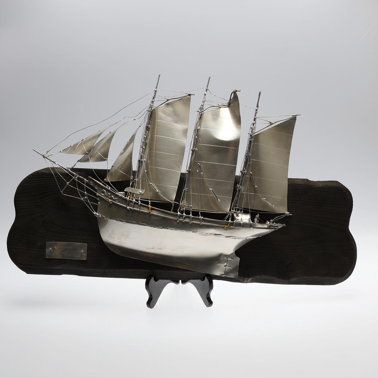 BOAT RELIEF, “Trawler” signed, Urban Ström -02.