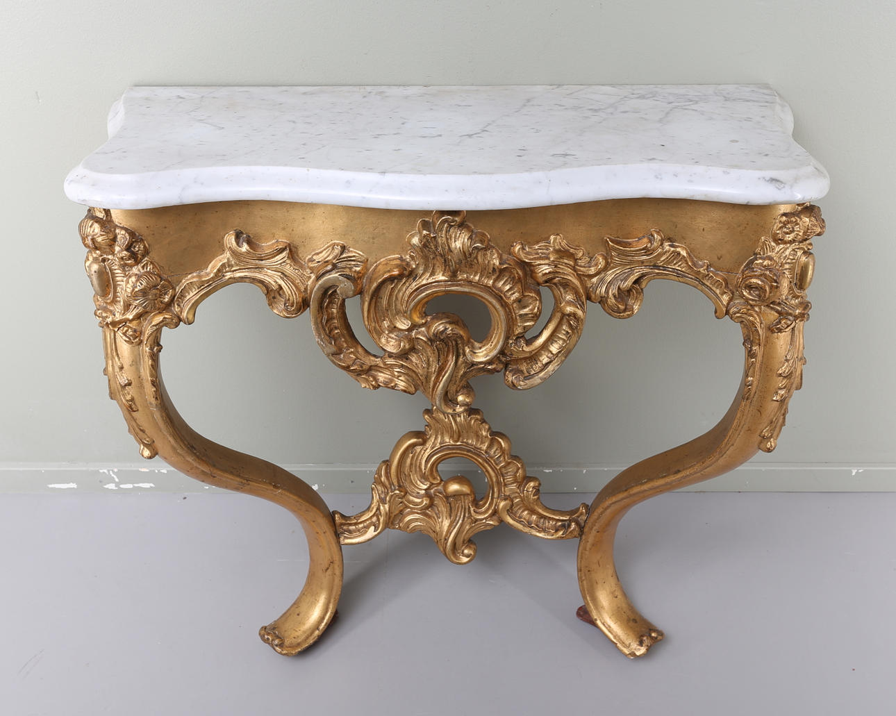 KONSOLBORD, rokokostil, 1800-tal.