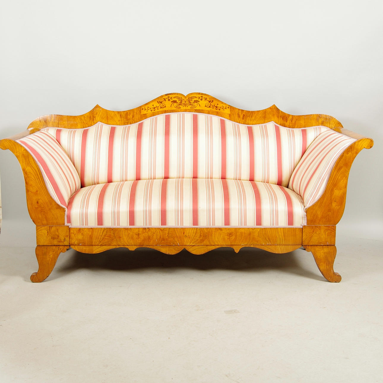 LOUNGE SOFA, elm med intarsia, empire.