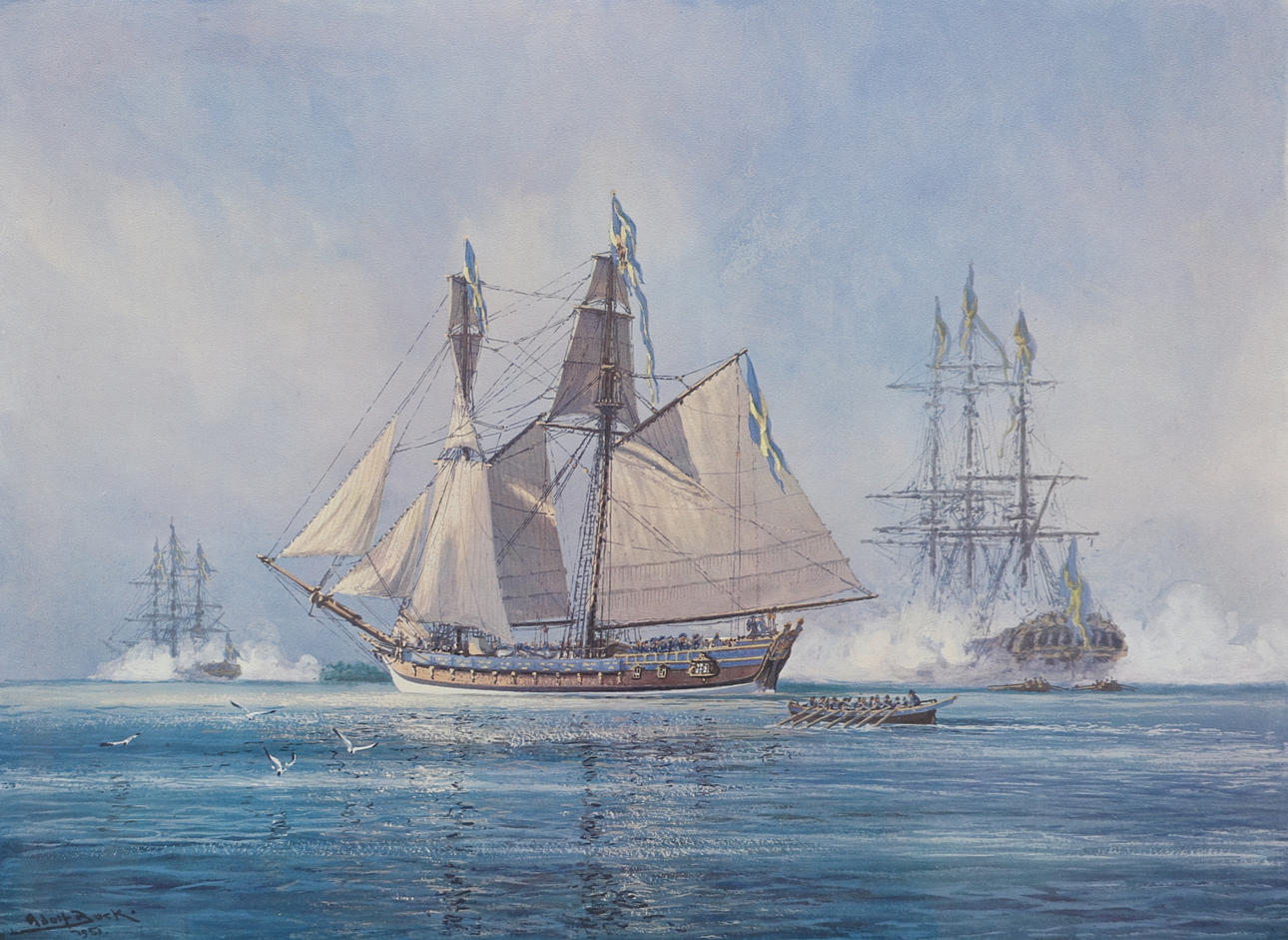 ADOLF BOCK. SEGÚN. «Amphion», impresión, 1964.