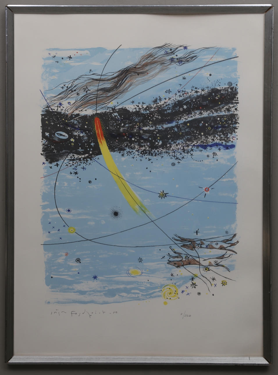 JÖRGEN FÅGELQUIST. Färglitografi, signerad, numrerad 11/360 och daterad -80.