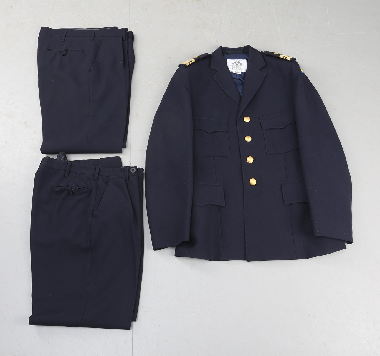 UNIFORMSPLAGG, flygvapnet, 1988.