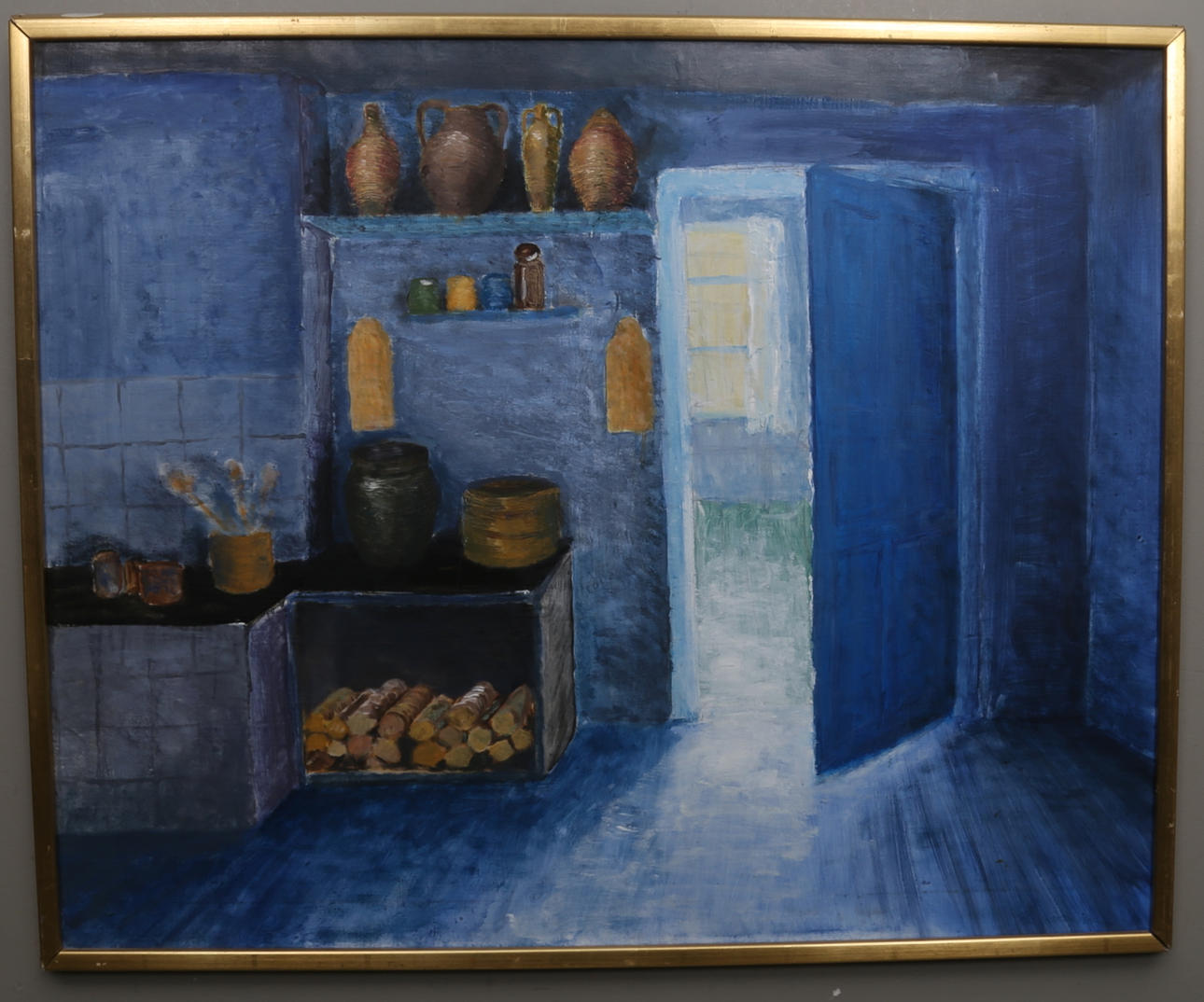 PIA GÖRANSSON. Olja på duk, signerad.