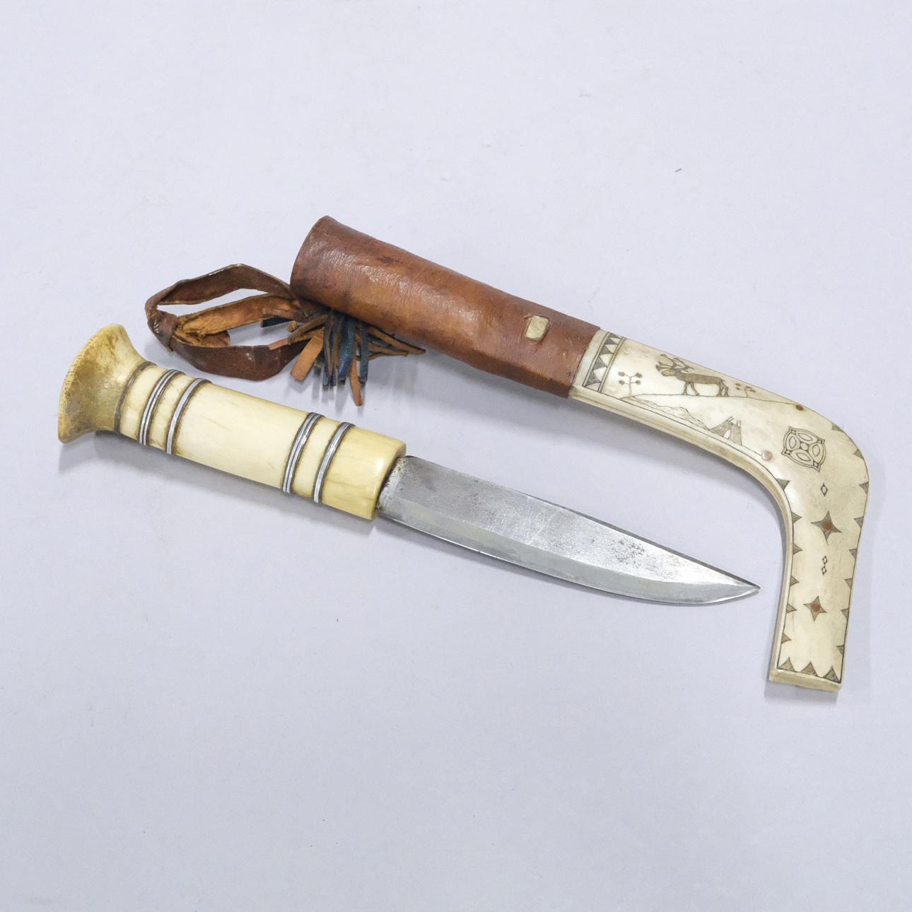 SAMI-MESSER, HALBES HORN.