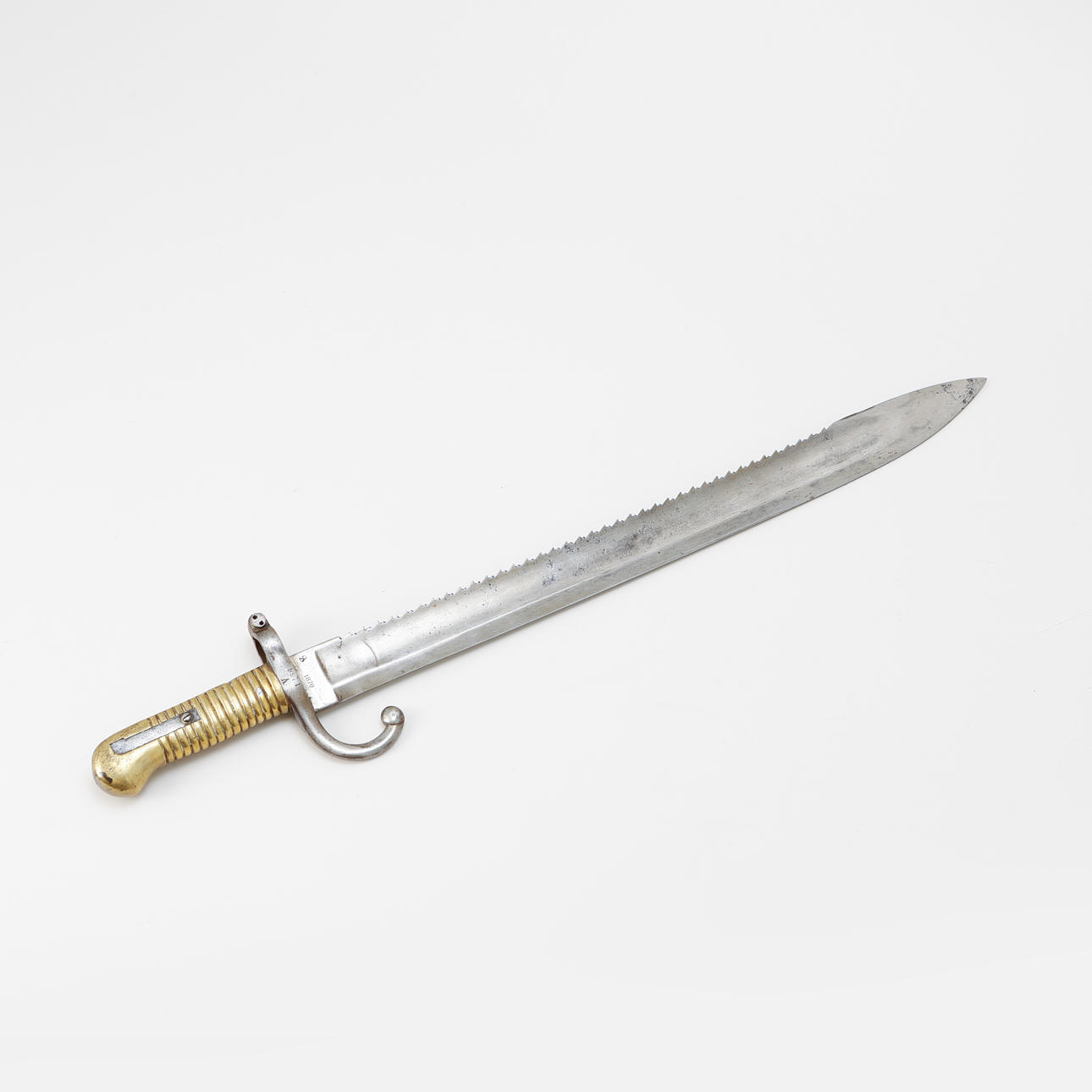 BAYONET, saw-back, bayoneta, Bélgica.