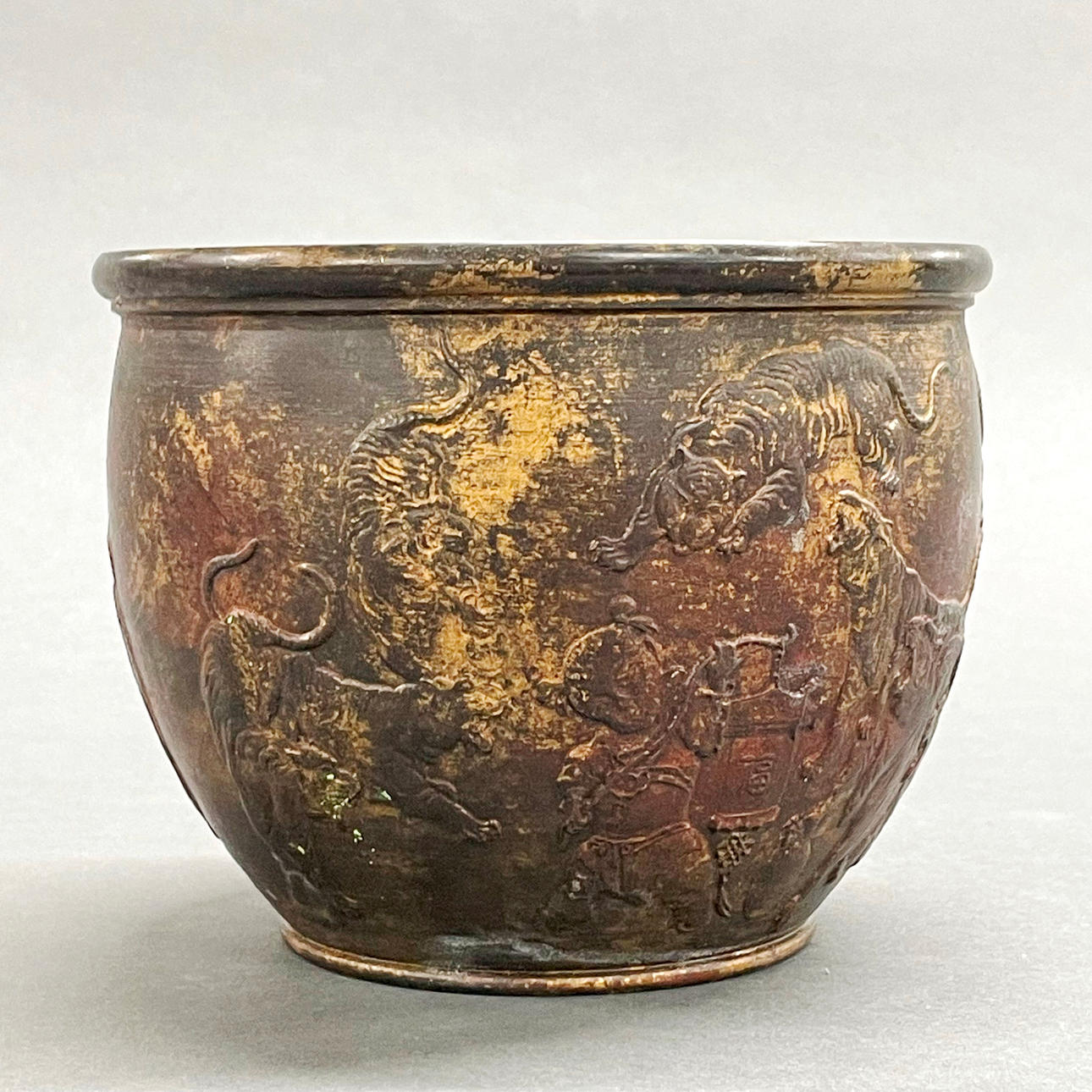 CHINESE BRONZE BOWL.