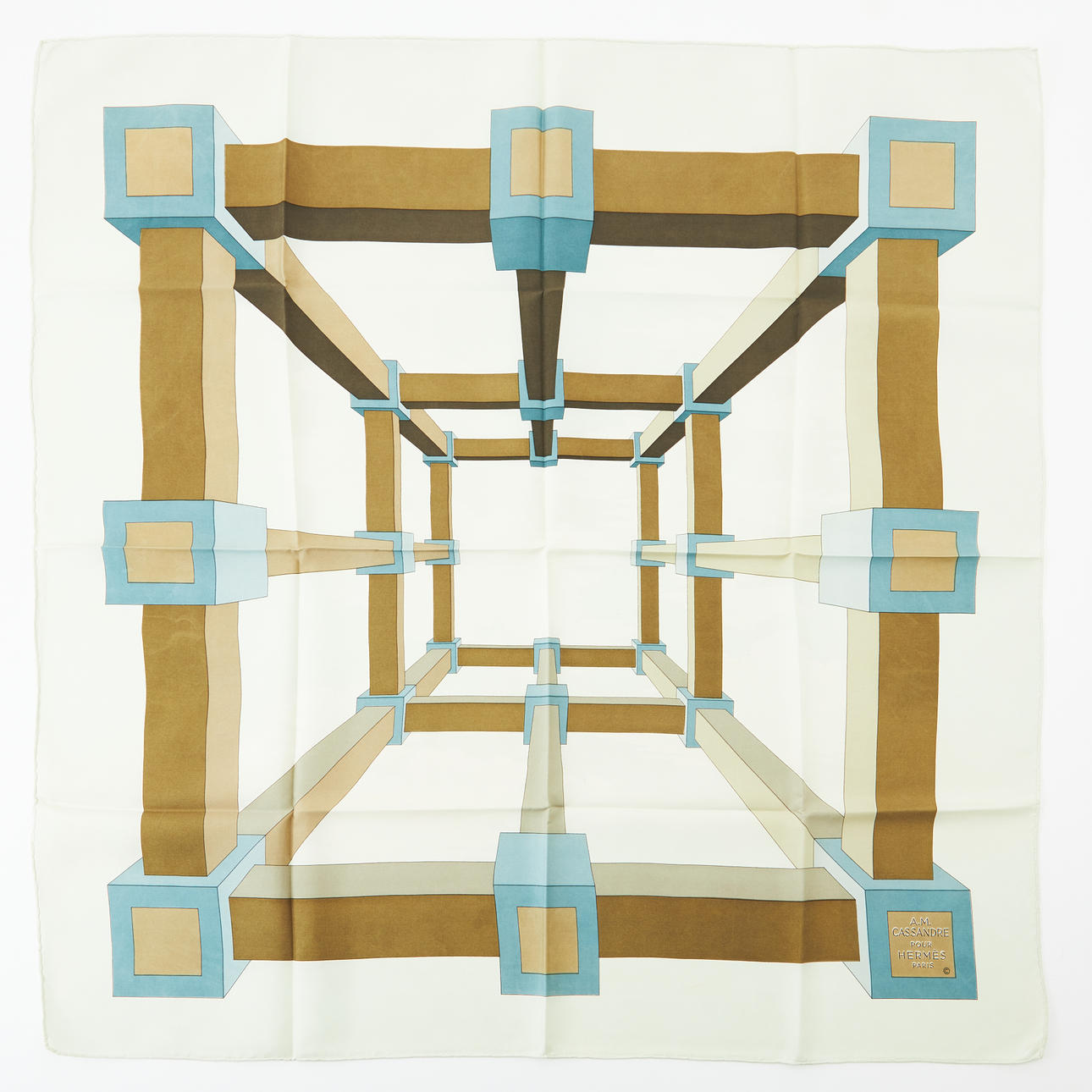 HERMÈS, scarf “AM Cassandre”.