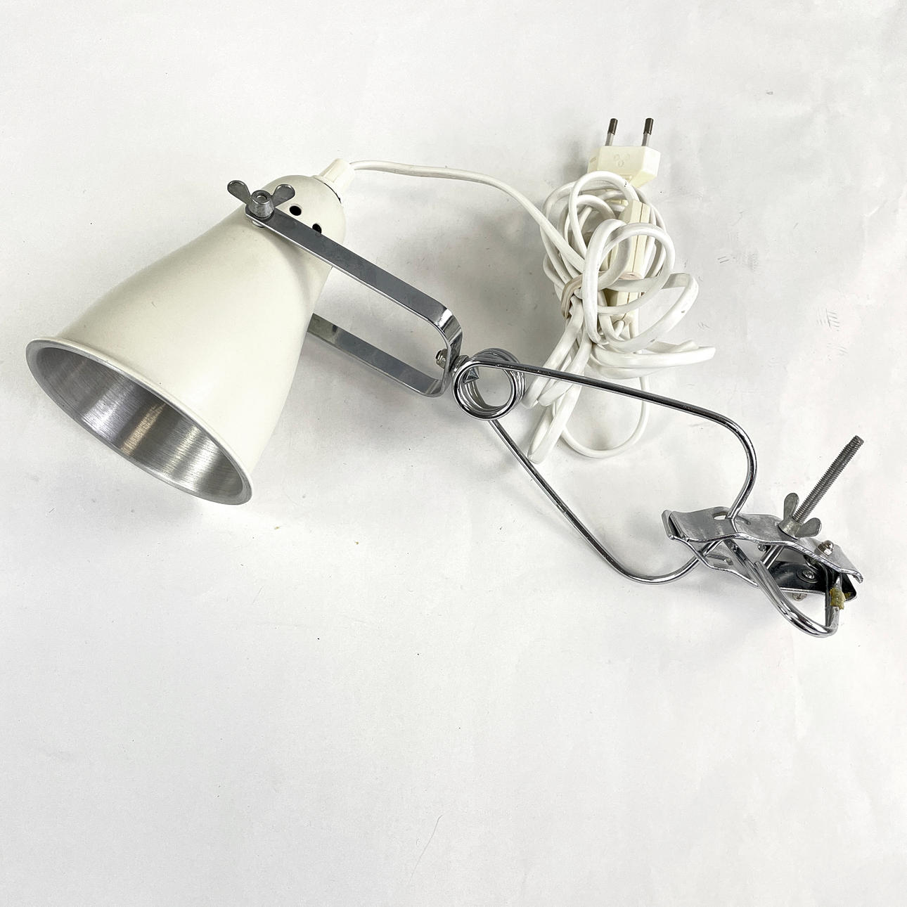 KLEMMLAMPE, weiß lackiertes Metall, IKEA.