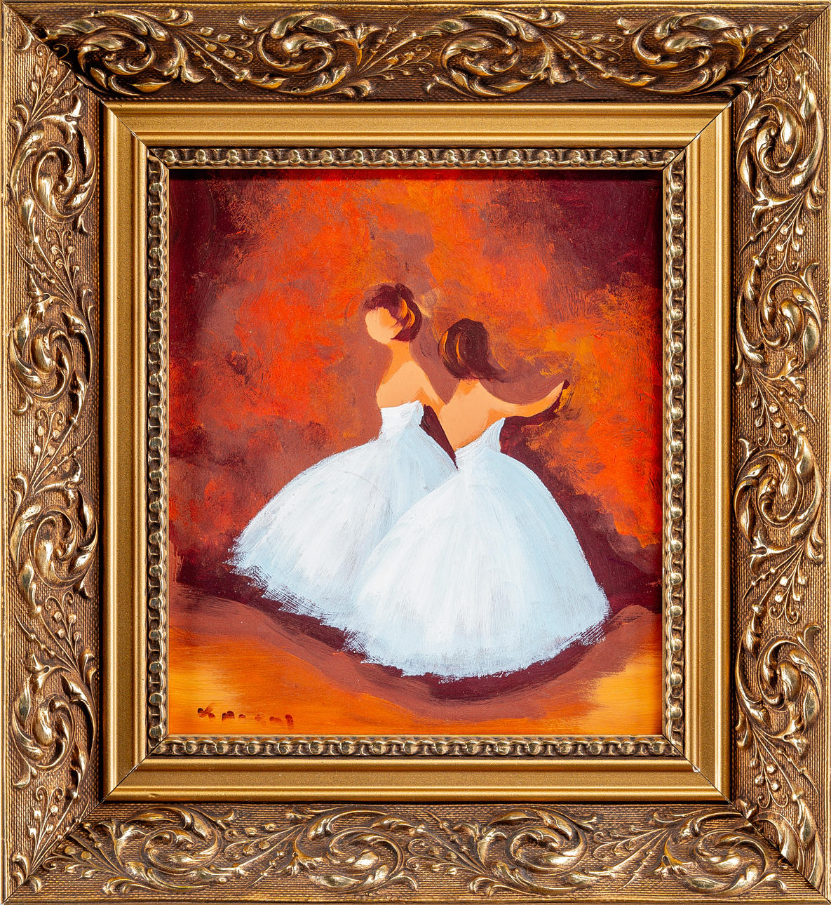 KAI MORTEN-GLUD. Oil on panel.