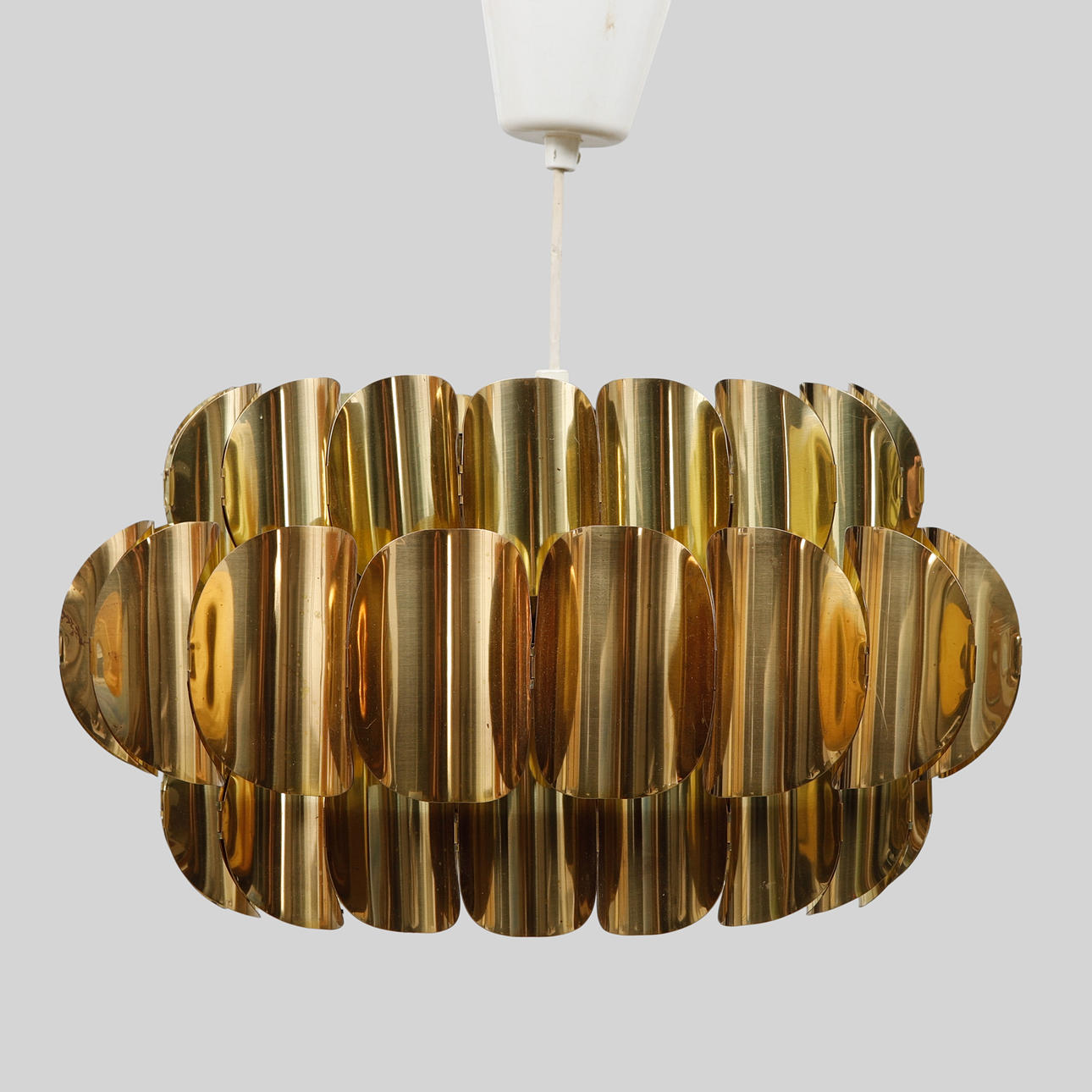 WERNER SCHOU. A ceiling lamp, Coronell Electro, Denmark, 1960s/70s.