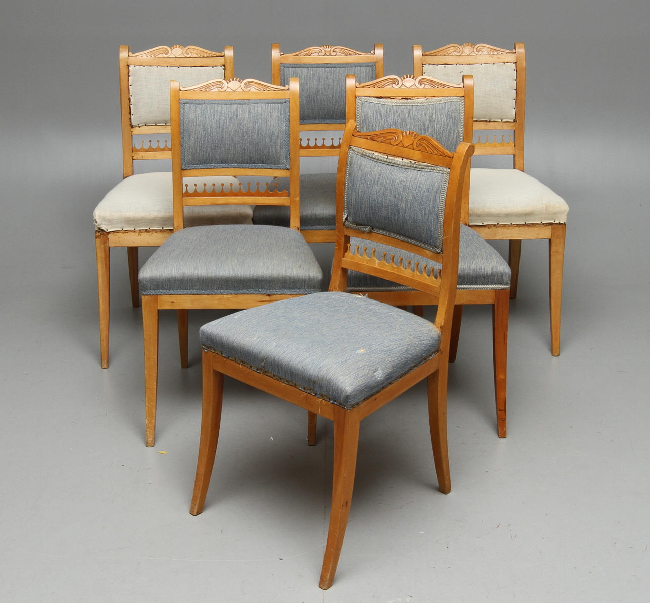 STOLAR, 6 st, senempire, sent 1800-tal.