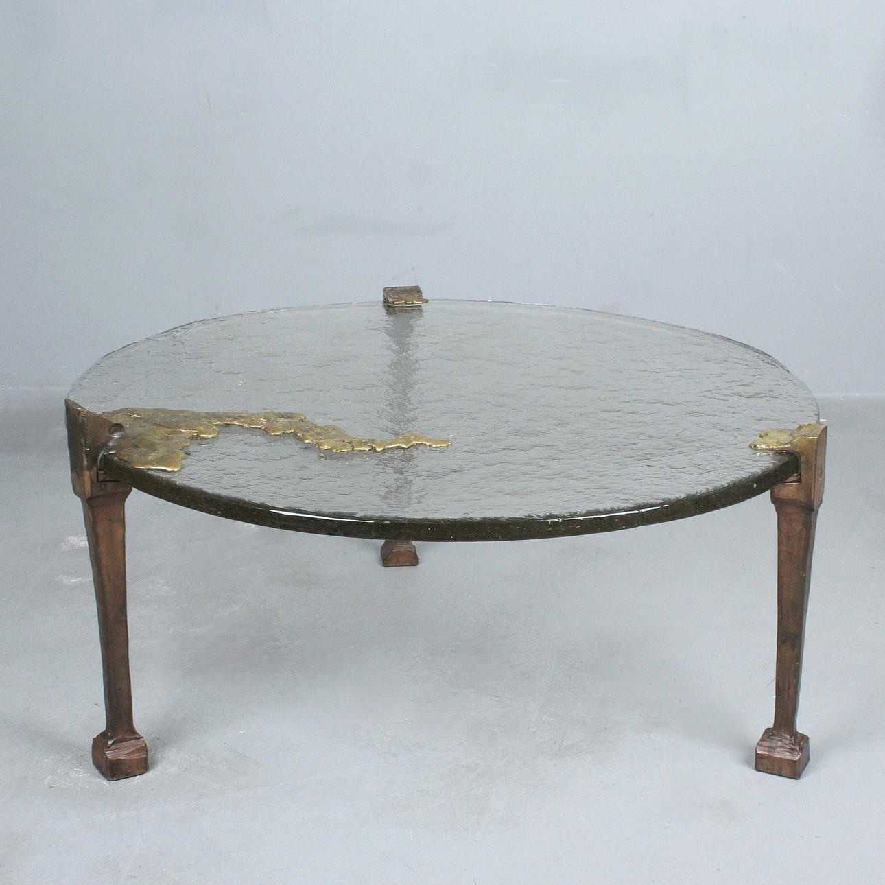 LOTHAR KLUTE (1946). Coffee table/Coffeetable from the 1980s.