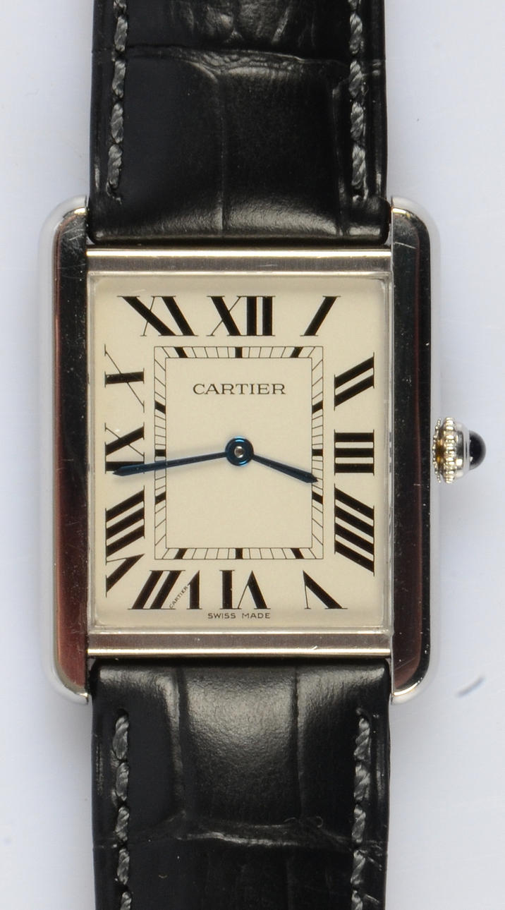 HERRARMBANDSUR,Cartier, Tank Solo.