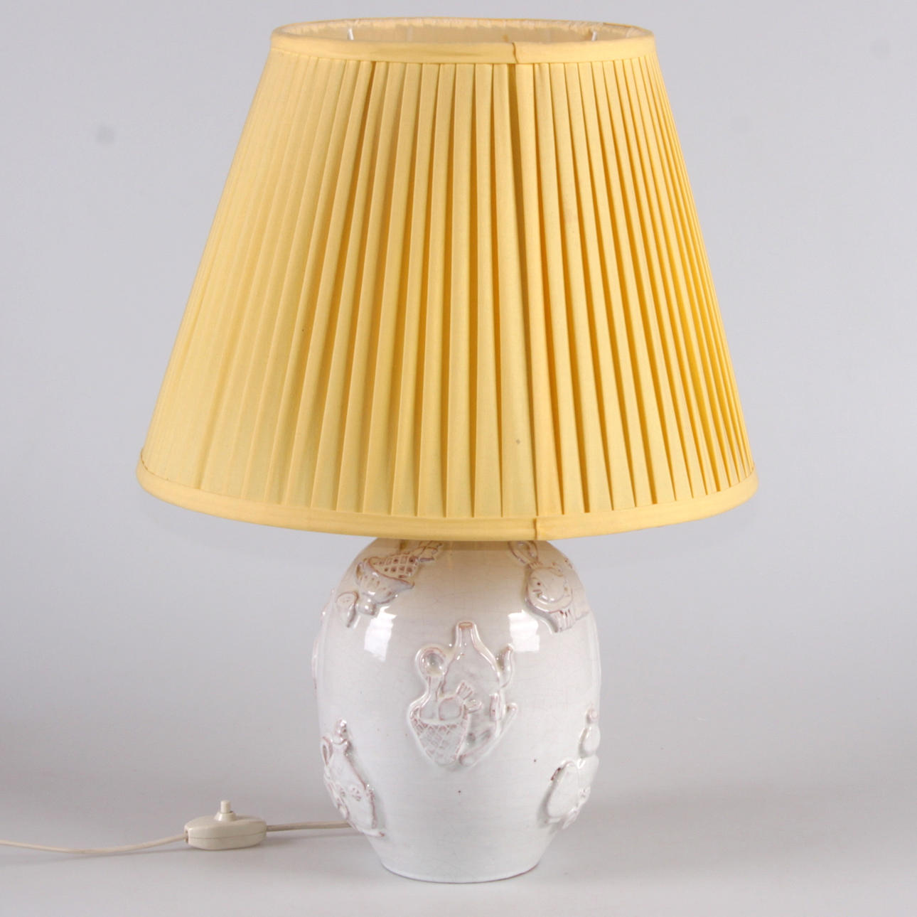 BORDSLAMPA, keramik, Gocken Jobs, 1938, signerad.