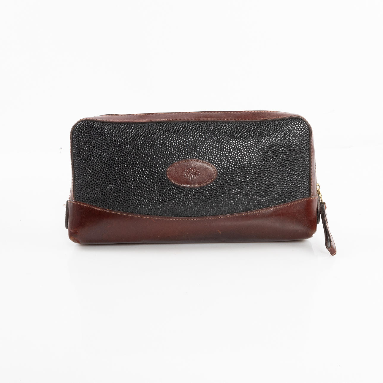 MULBERRY, Necessär, scotch grain och läder.