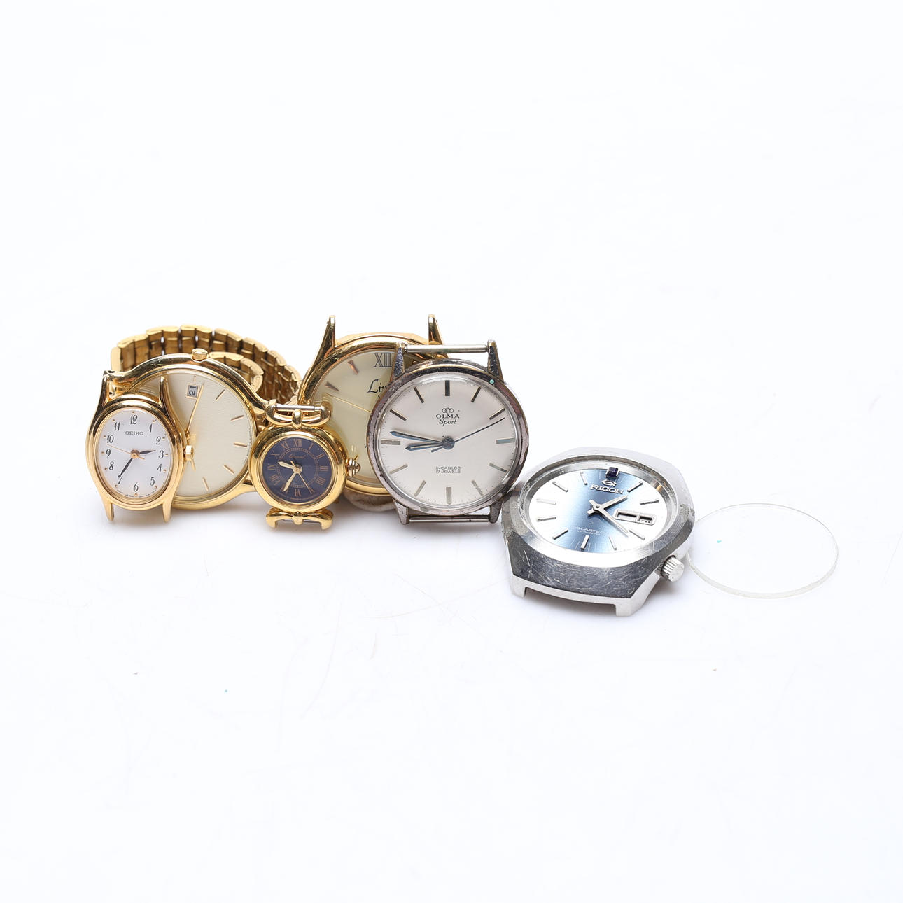 ARMBANDSUR, 6 st, bl.a. Ricoh.