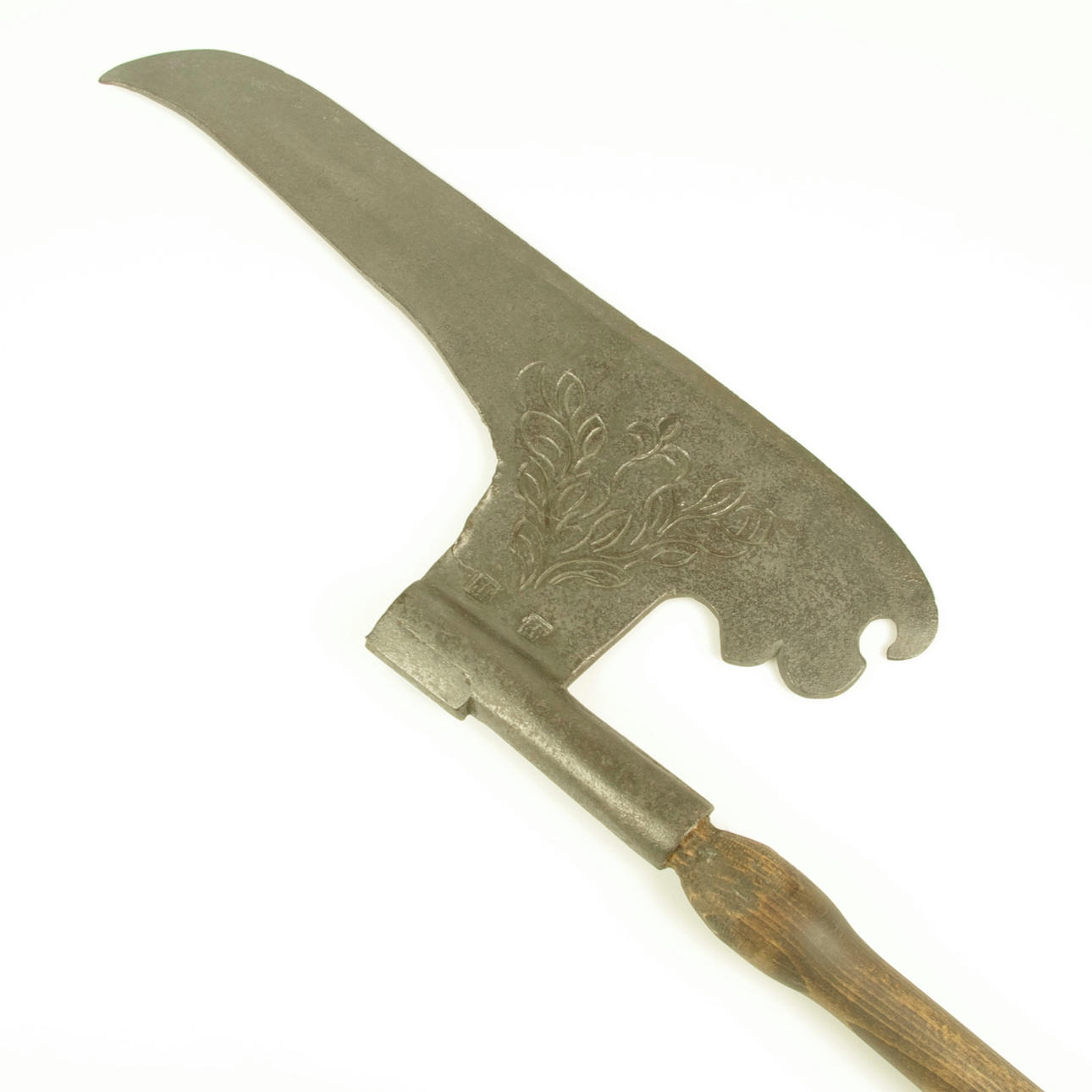 YXA, bilformad, s.k. Hedin Axe, 1600/1700-tal, smedstämplar.