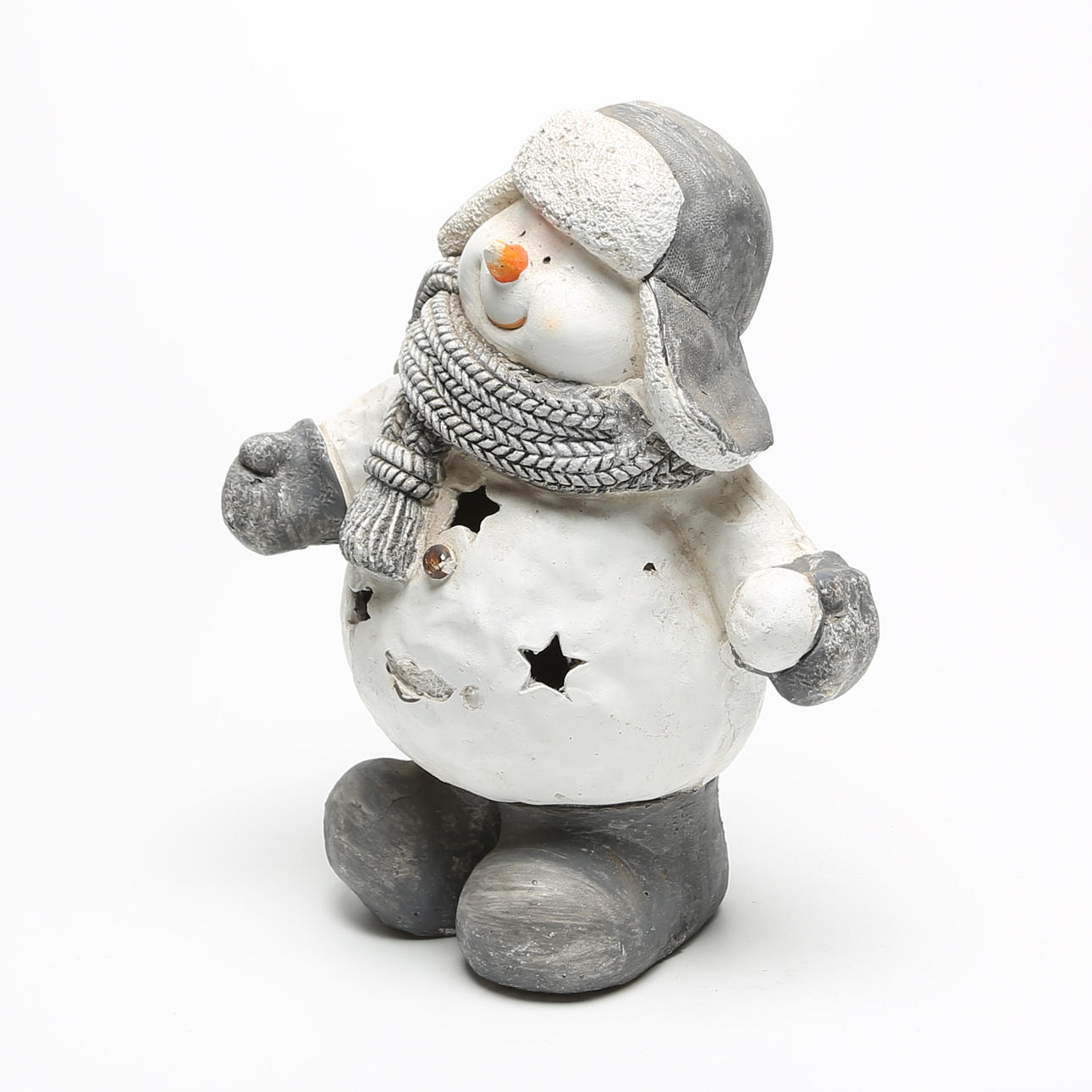 SNÖGUBBE, med belysning, batterifack, modern.