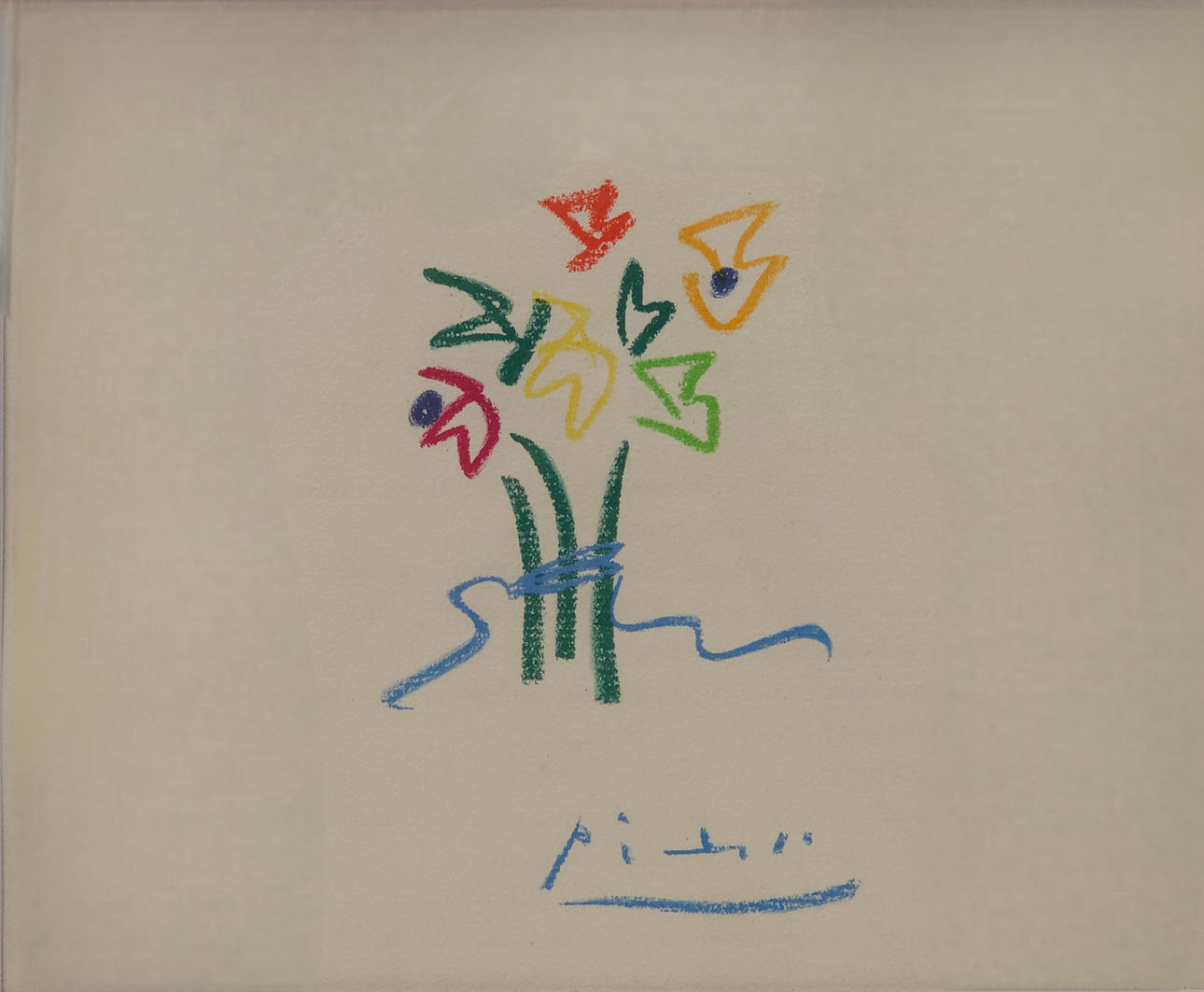 PABLO PICASSO. EFTER. UTAN TITEL. OFFSET LITOGRAFI PÅ PAPPER.