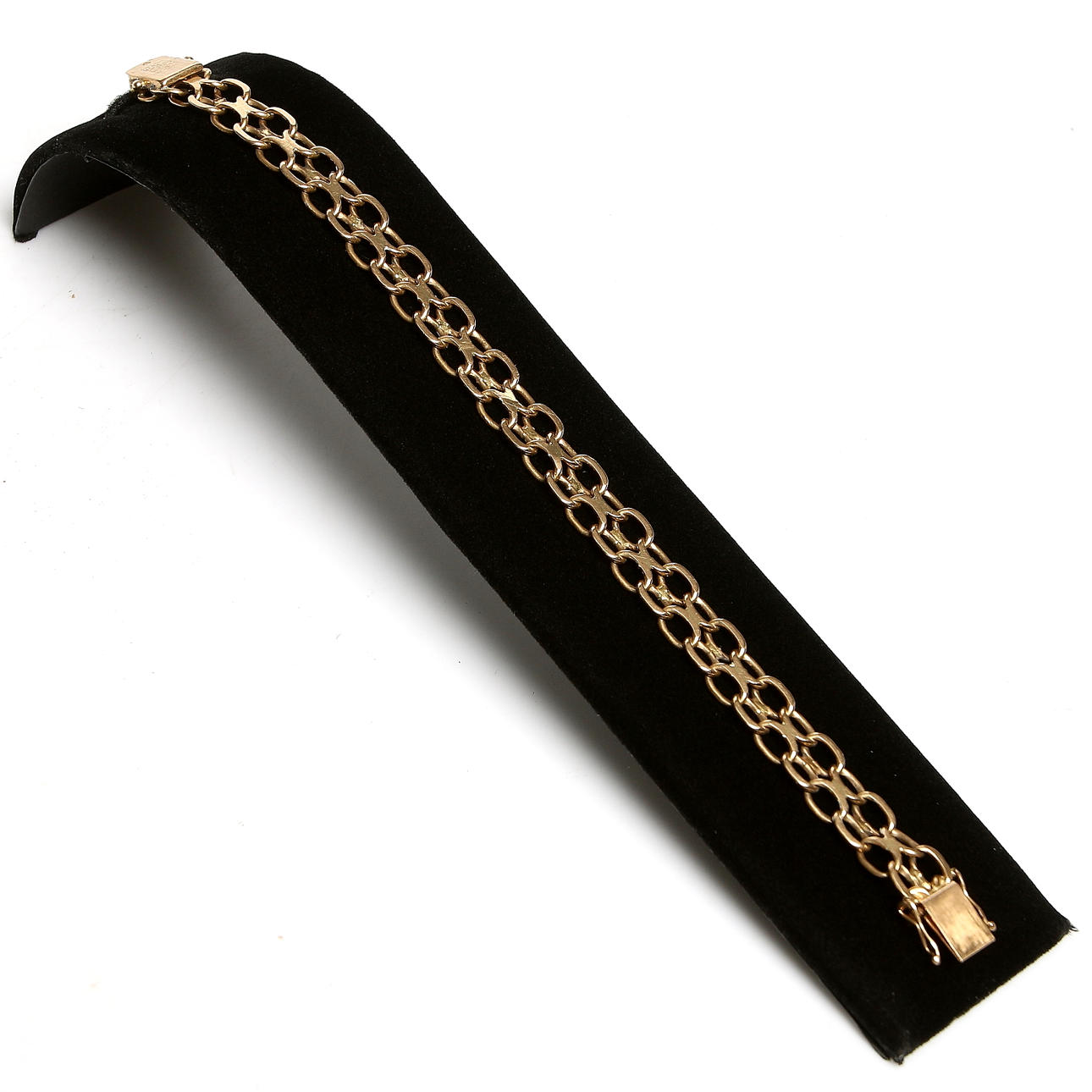 ARMLÄNK, 18k guld. NSE Guldvaru Aktiebolag. 1991. Vikt 25 gram.