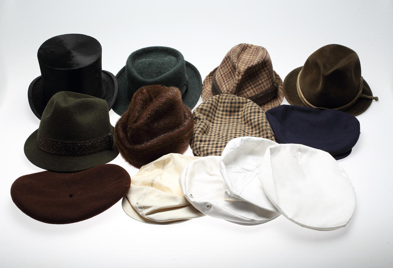 HERRHATTAR M M, 13 delar, 1900-tal.