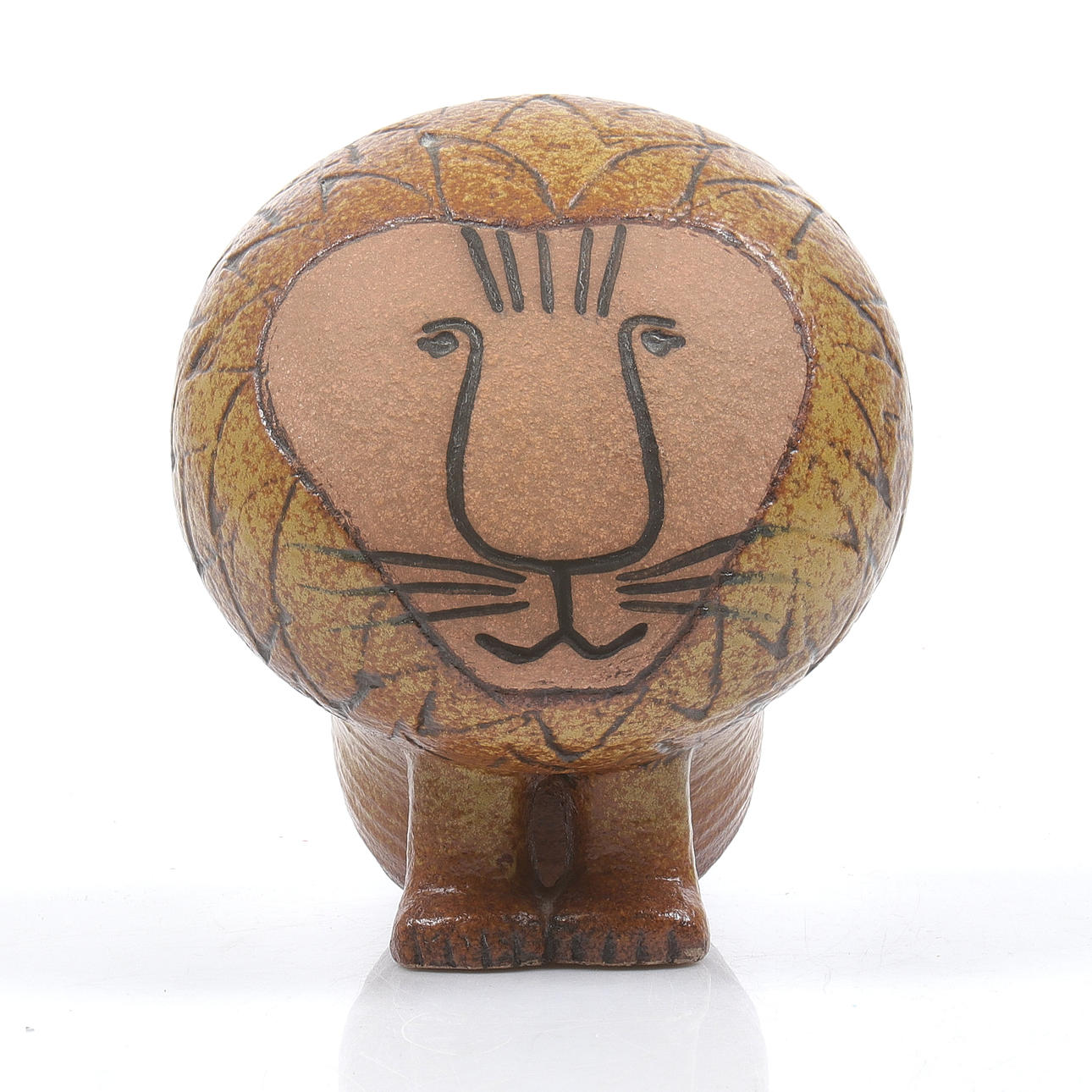 LISA LARSON. Figur, Löwe midi, Steinzeug, Gustavsberg.