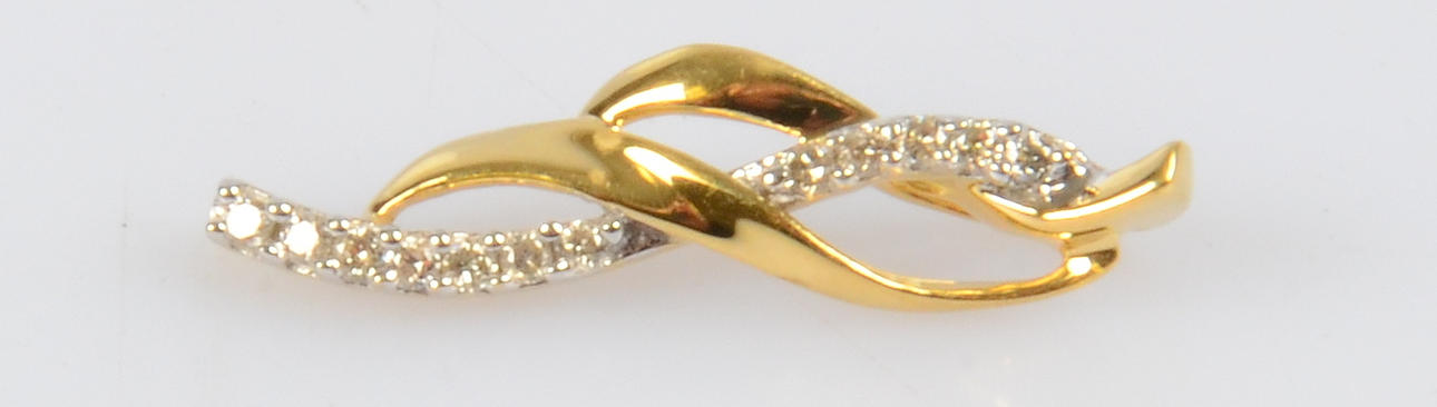 DIAMANTHÄNGE, 18K.