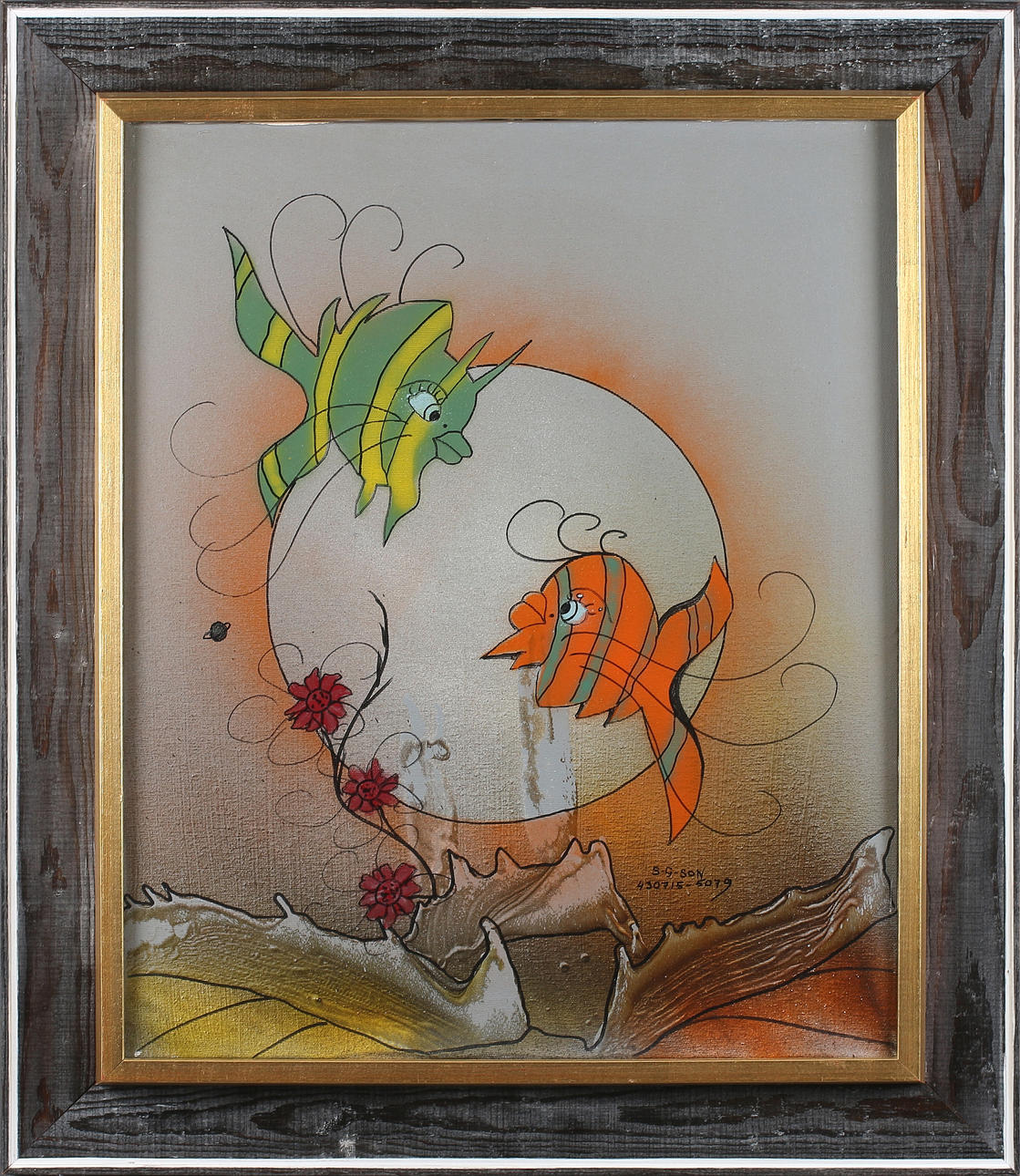 SVEN-GÖRAN SVENSSON G:SON. Olja på duk, signerad.