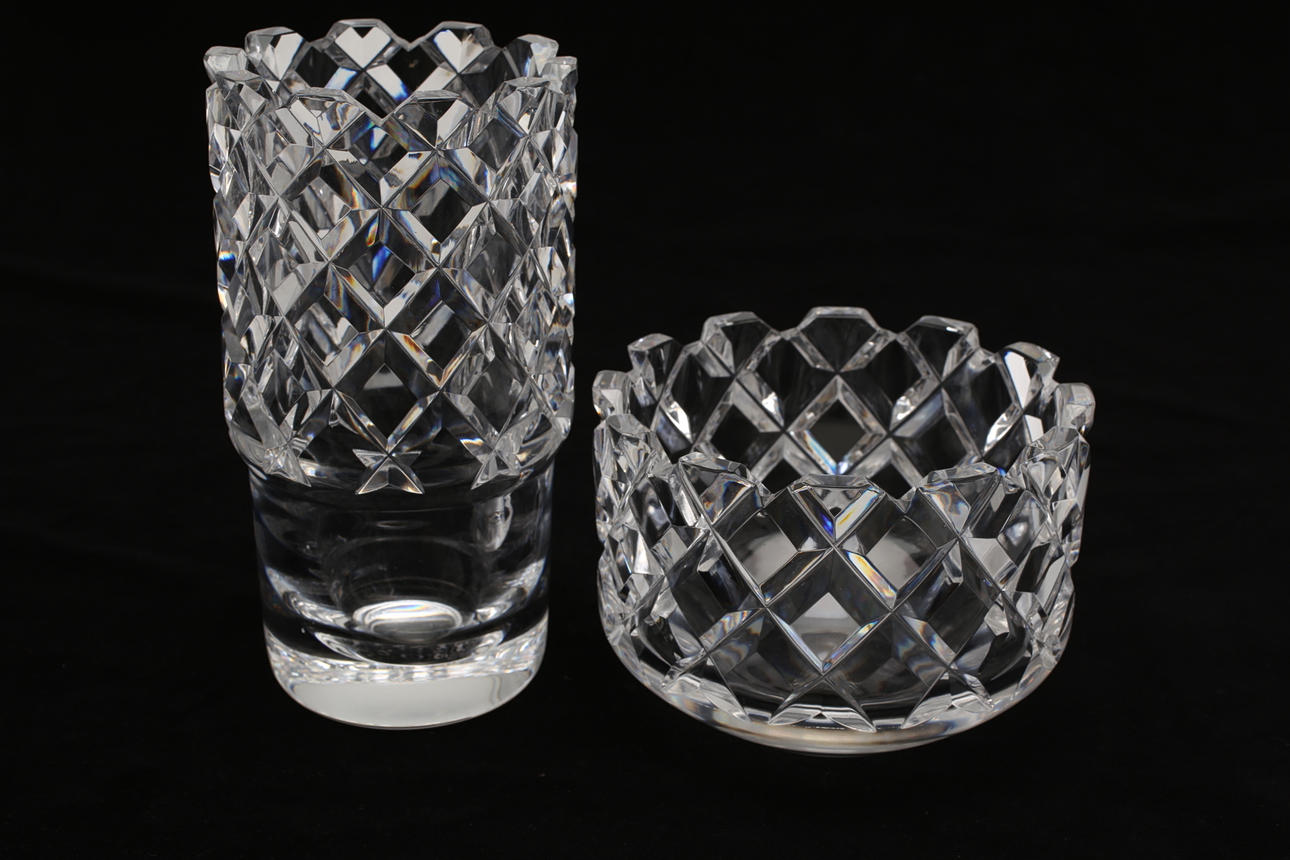 GLASSKÅL, "Sofiero", Gunnar Cyrén för Orrefors och VAS.