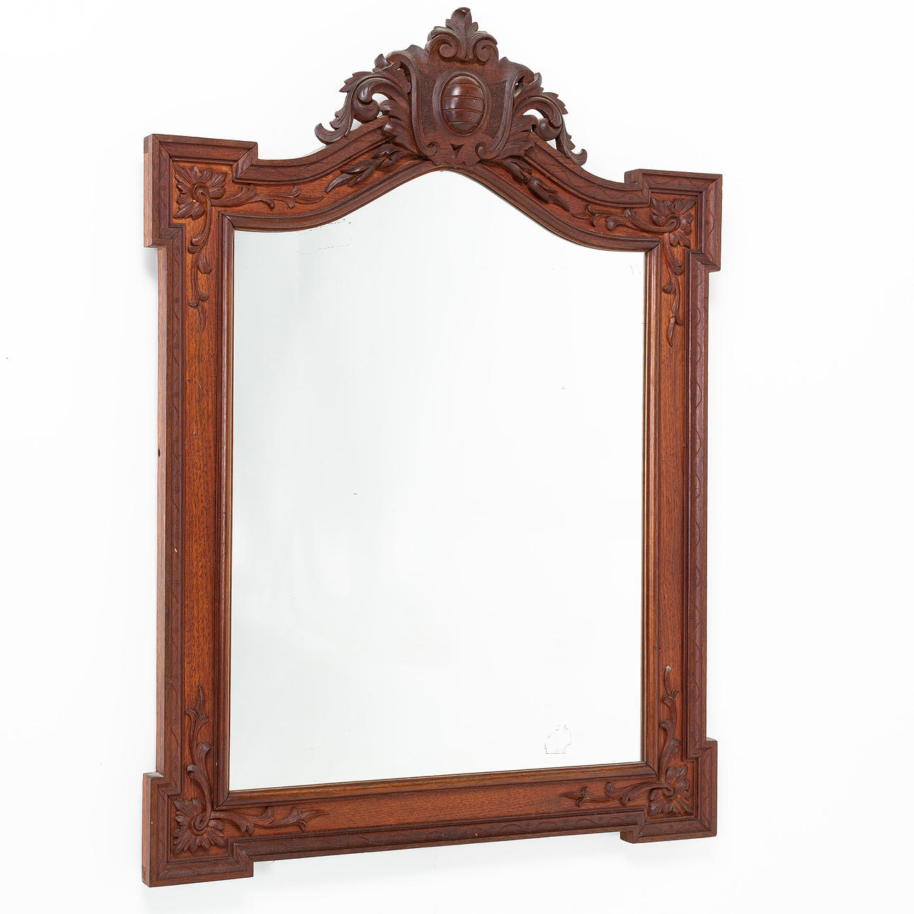 Spiegel aus Eichenholz, Jahrhundertwende 1900.