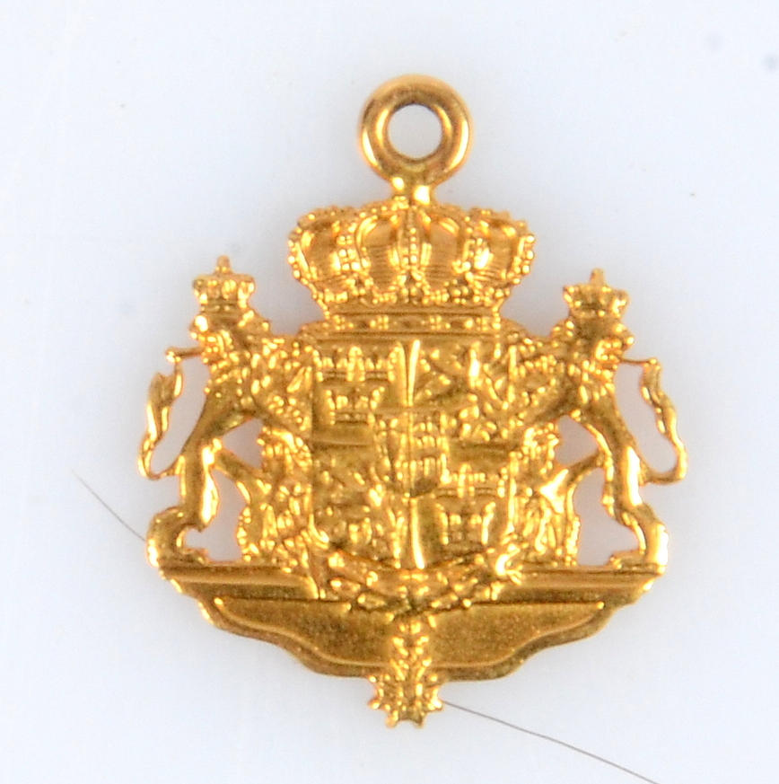 BERLOCK RIKSVAPNET, Sporrong&Co, 18K, 1966.