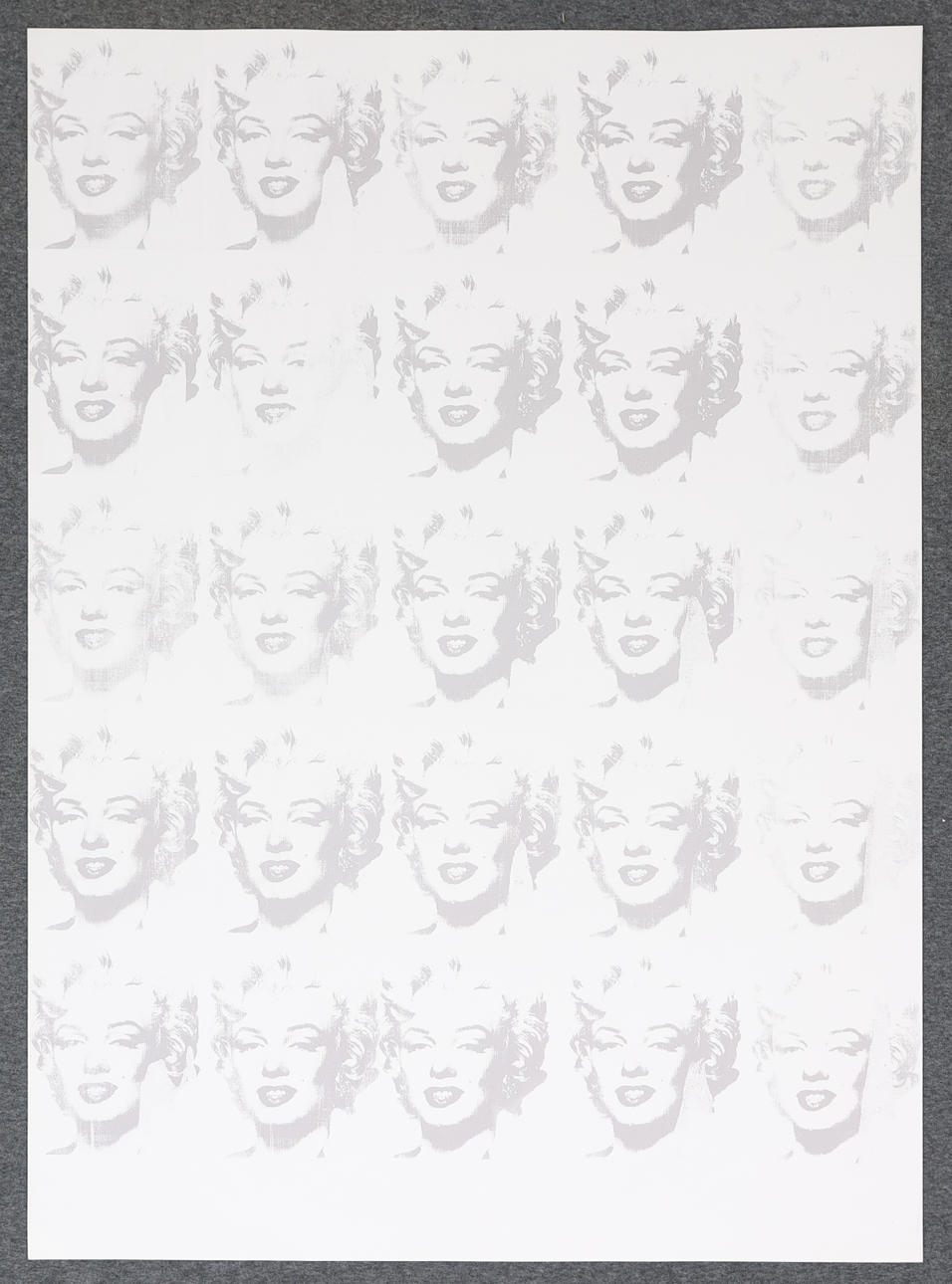 AFTER ANDY WARHOL. Poster, Marilyn Monroe offset print, unsigned.
