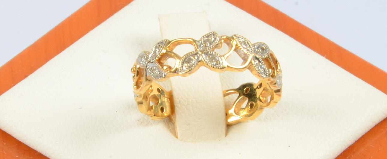 DIAMANTRING, 18K.