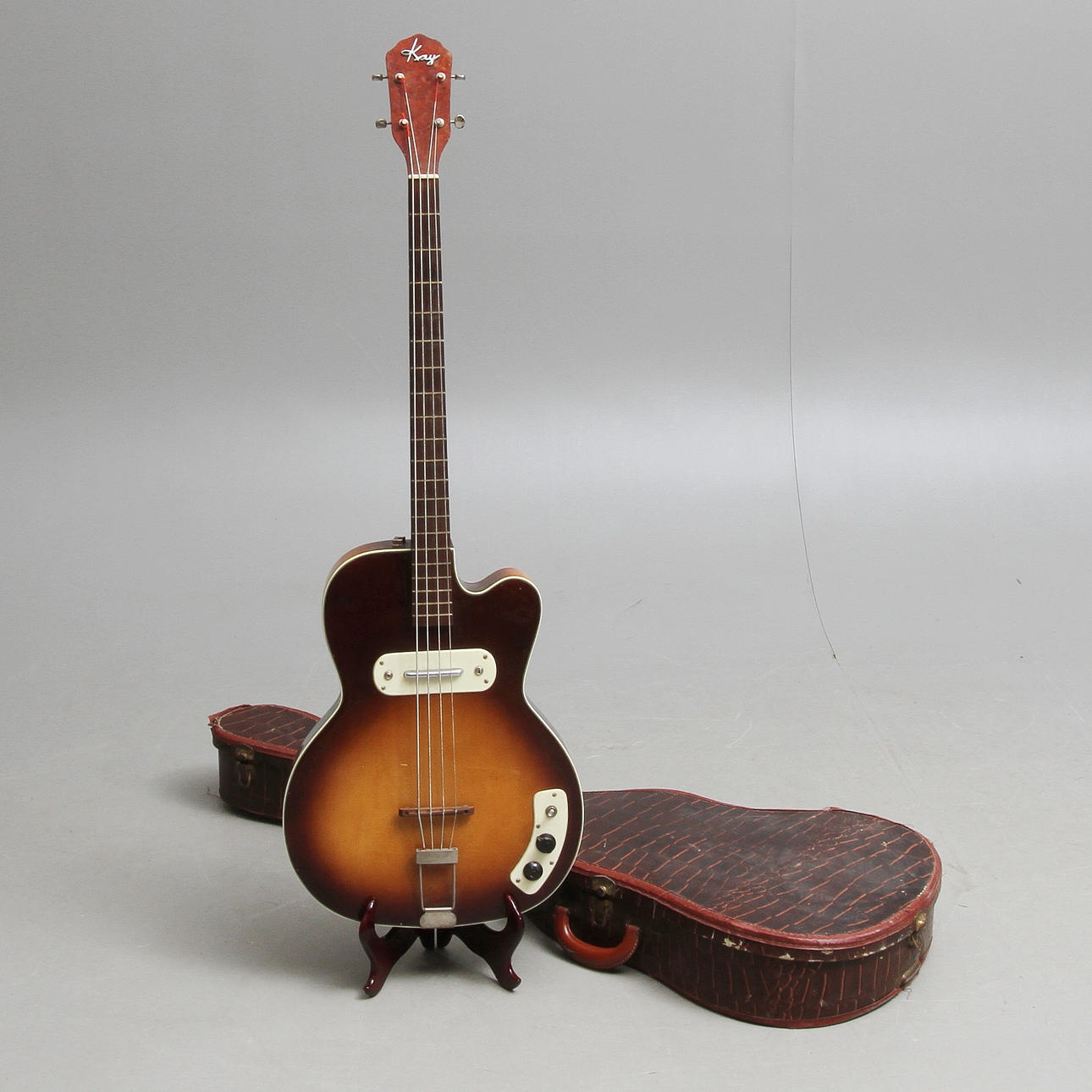 BASGITARR, KAY ELECTRIC, omkring 1900-talets mitt.