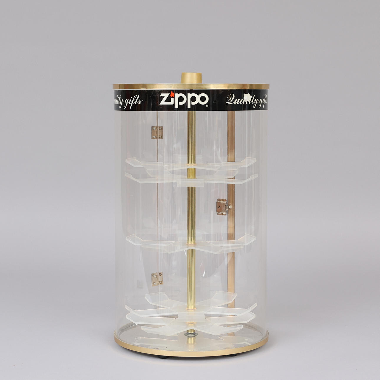 DISPLAY CABINET, plastic, Zippo.